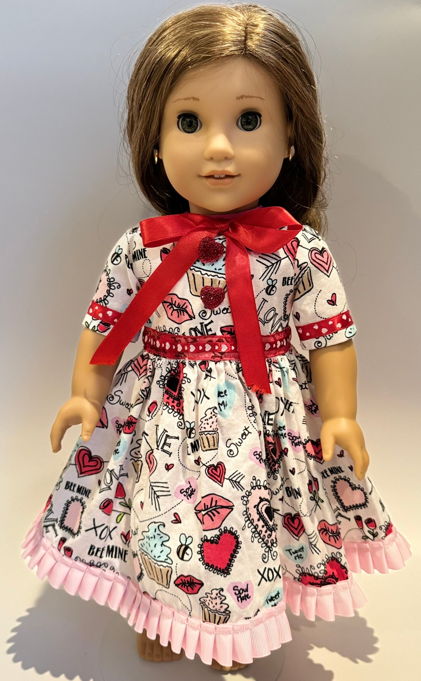 Dress made by Kathleen Saviak: "Bee Mine Valentine"