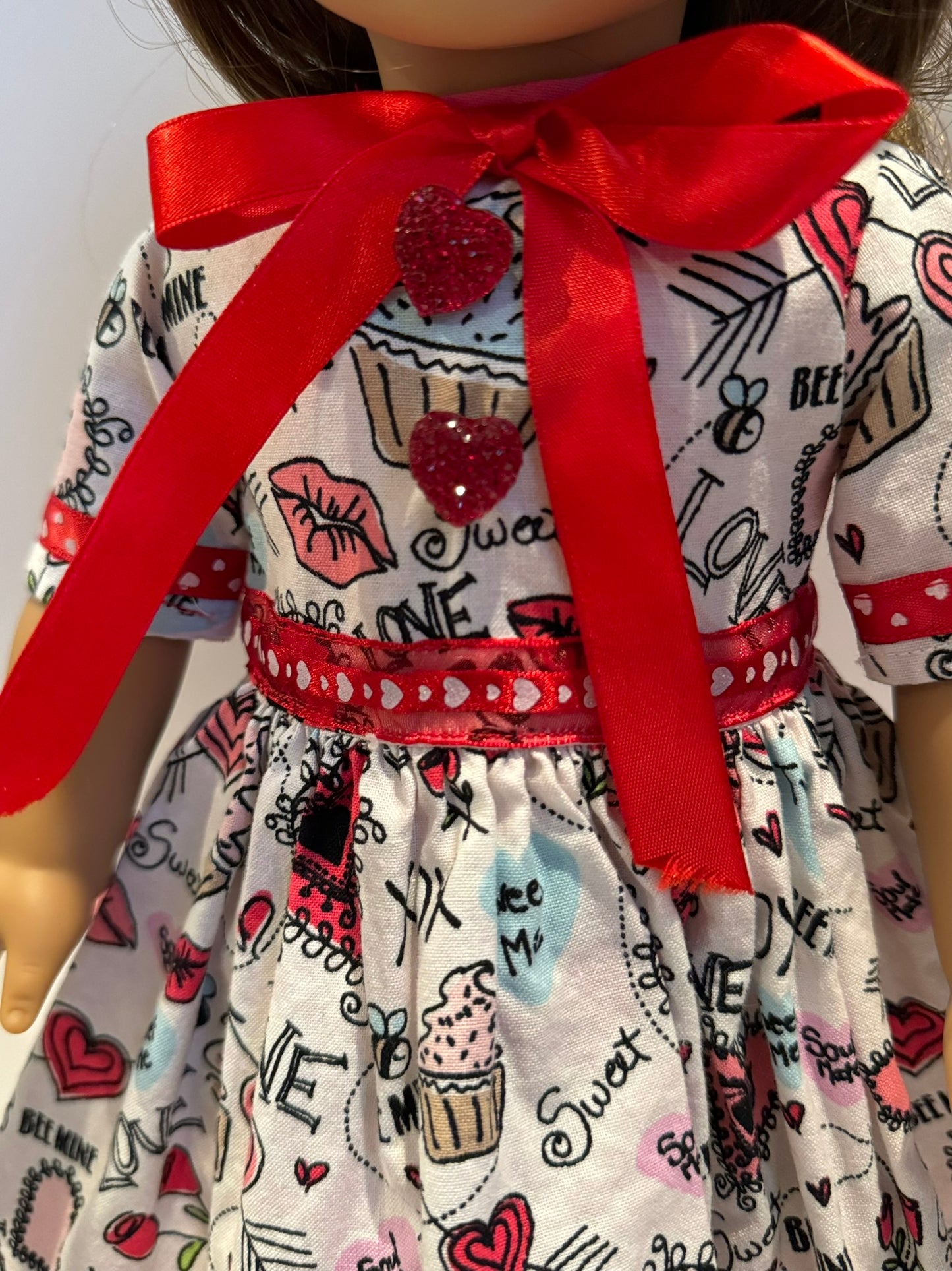 Dress made by Kathleen Saviak: "Bee Mine Valentine"
