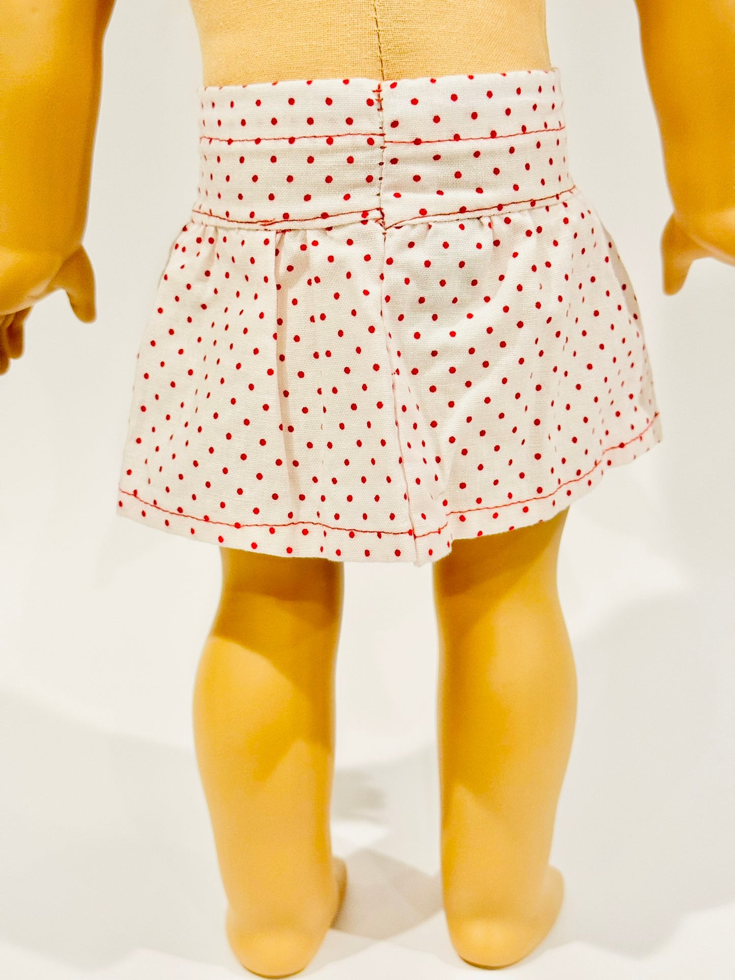 The Milky Wavy Skirt - Red Polkadots | CLEARANCE