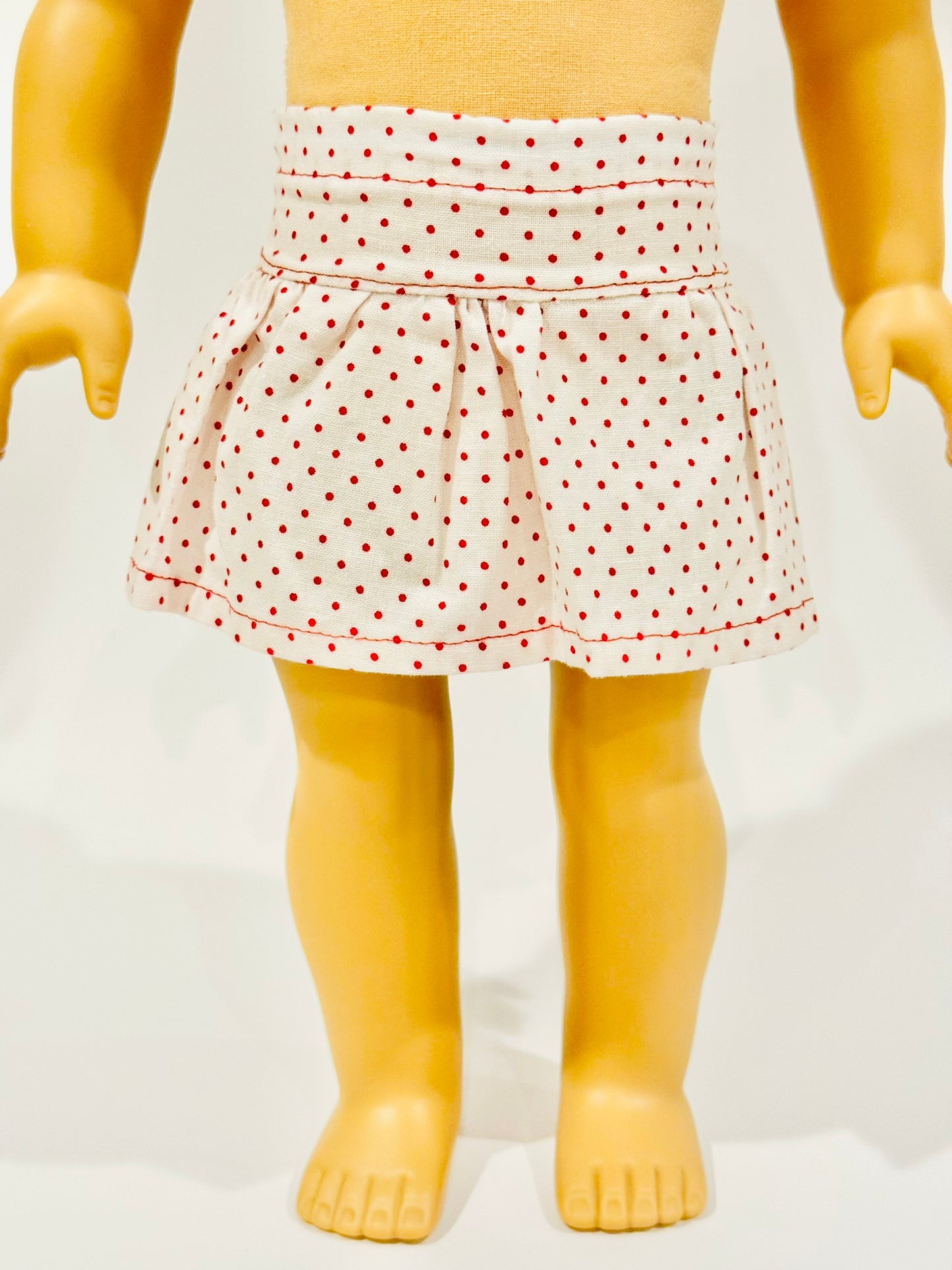 The Milky Wavy Skirt - Red Polkadots | CLEARANCE