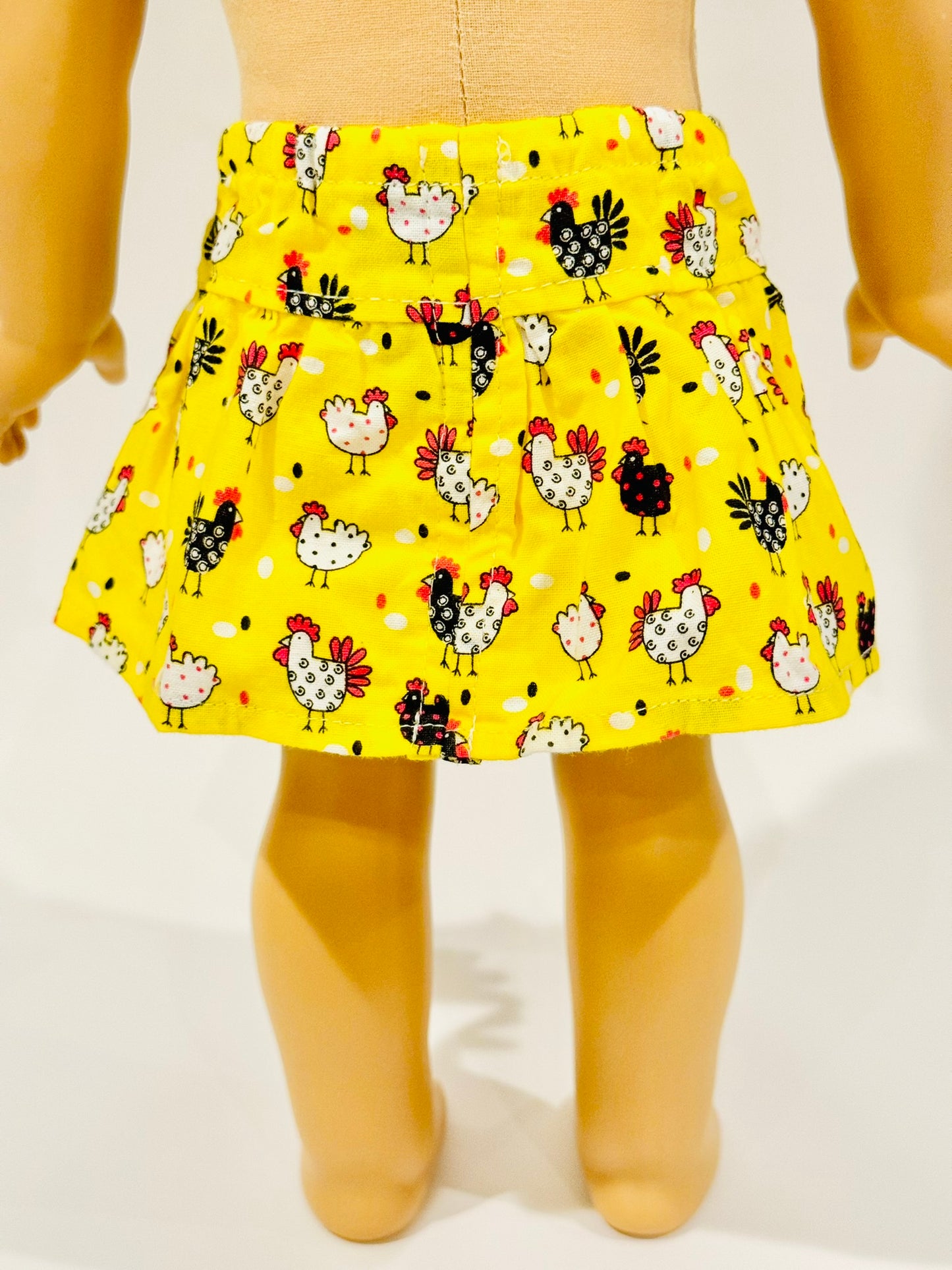 The Milky Wavy Skirt - Yellow Chickens