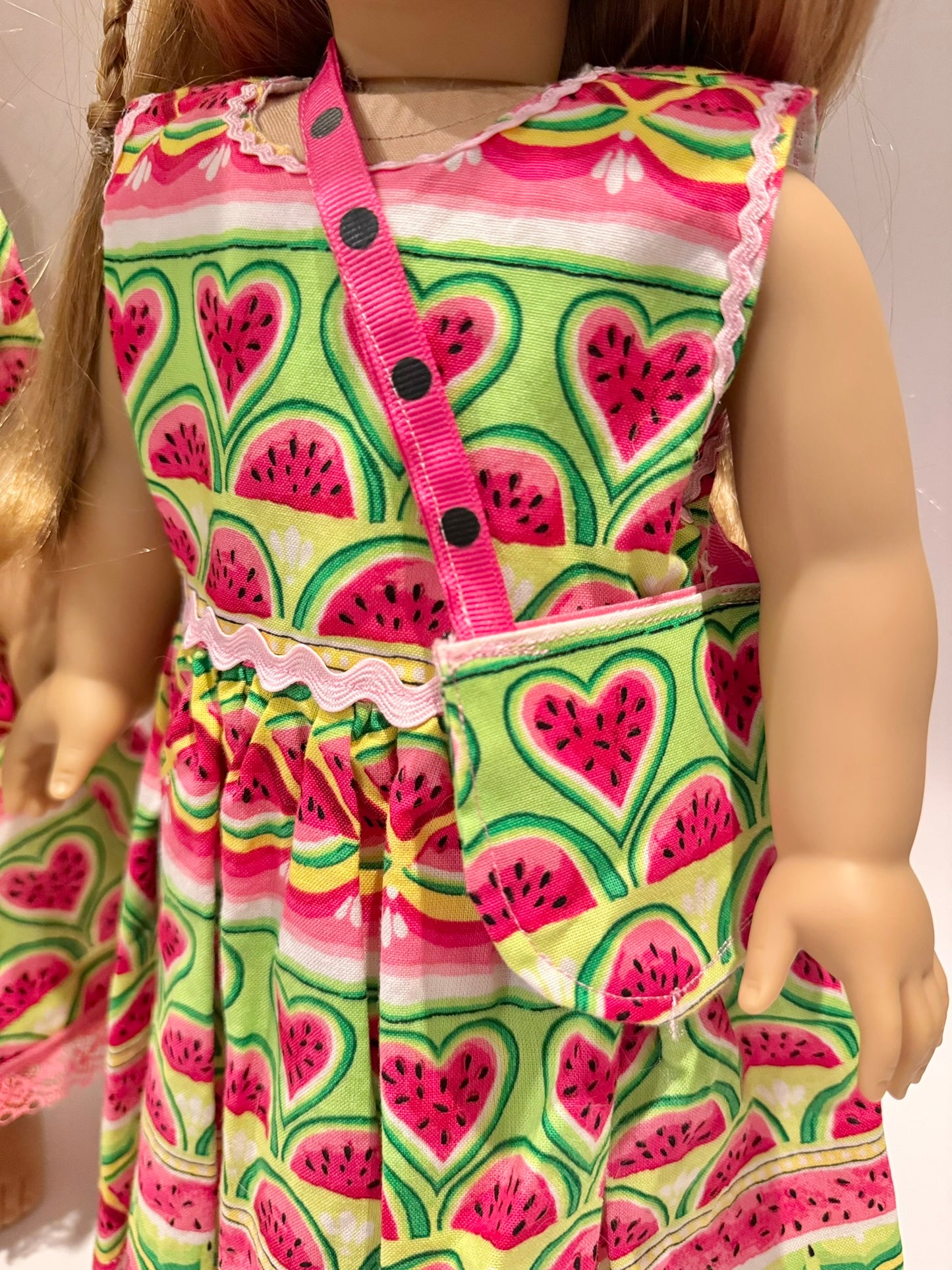 "Watermelon Love" set made by Kathleen Saviak