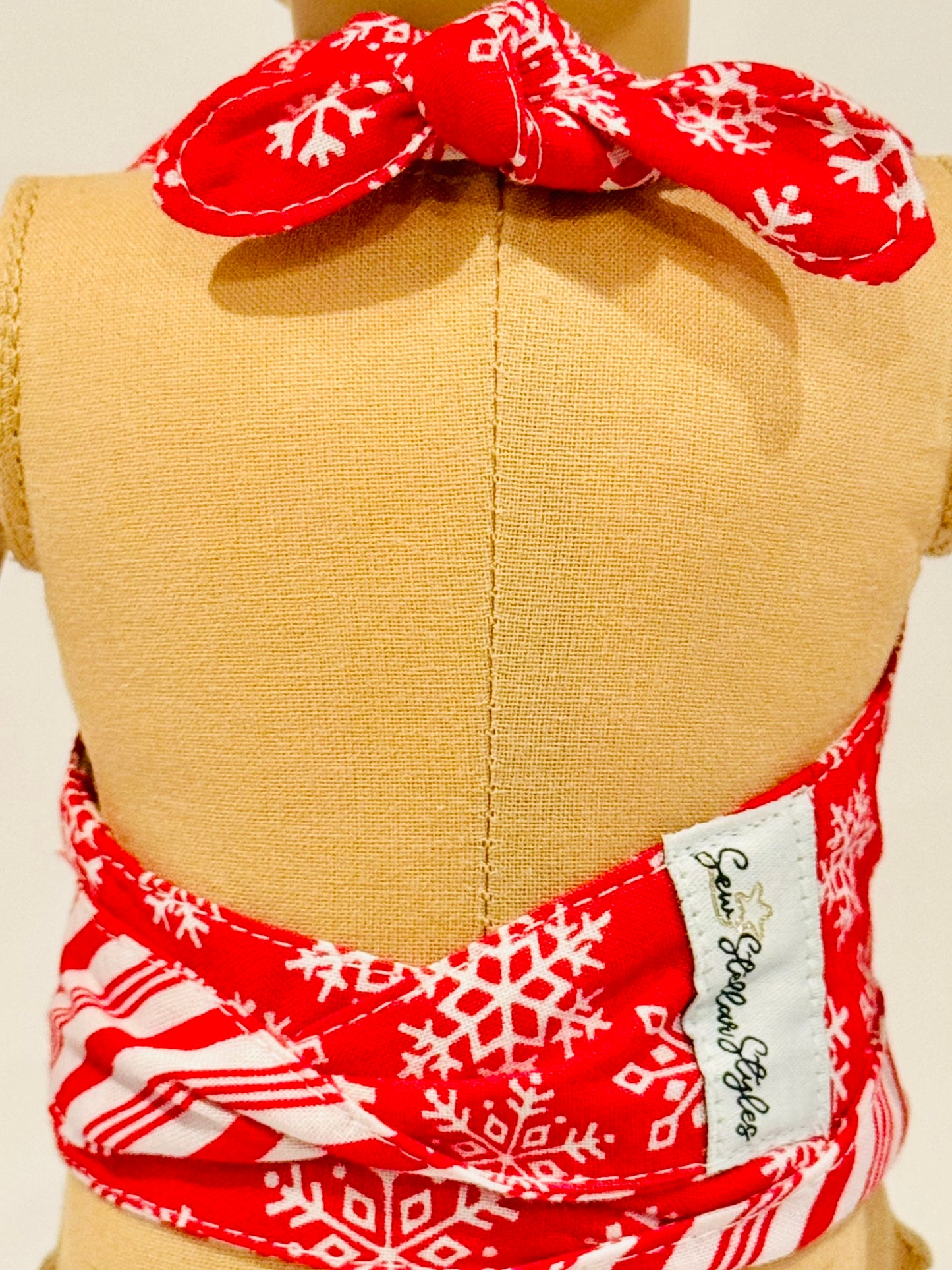 The Gemini Top - Peppermint Flurry Holiday