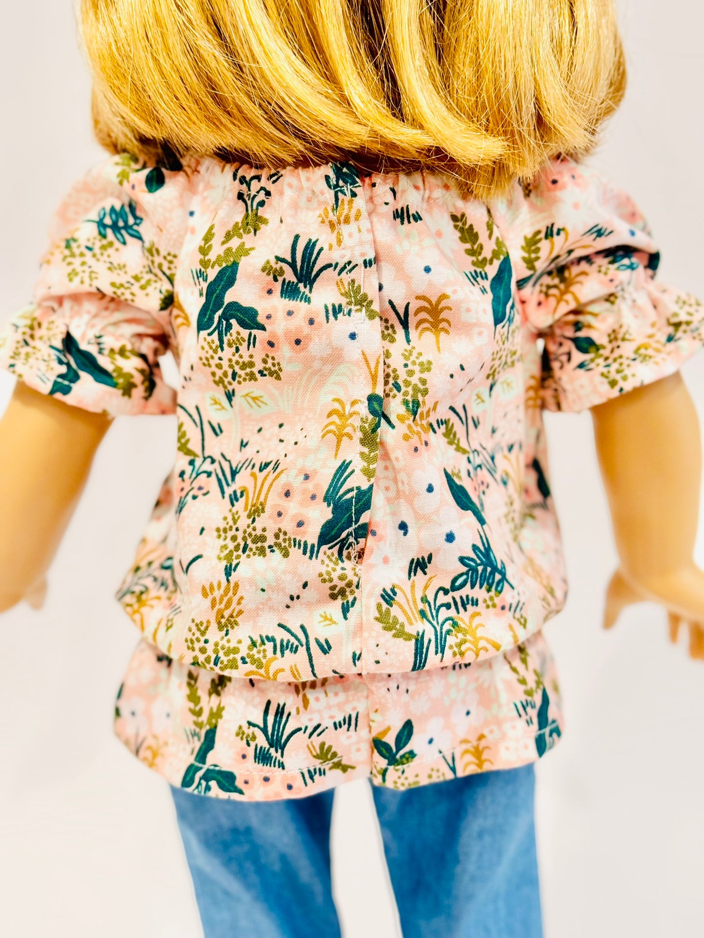The Europa Top: Coral Floral