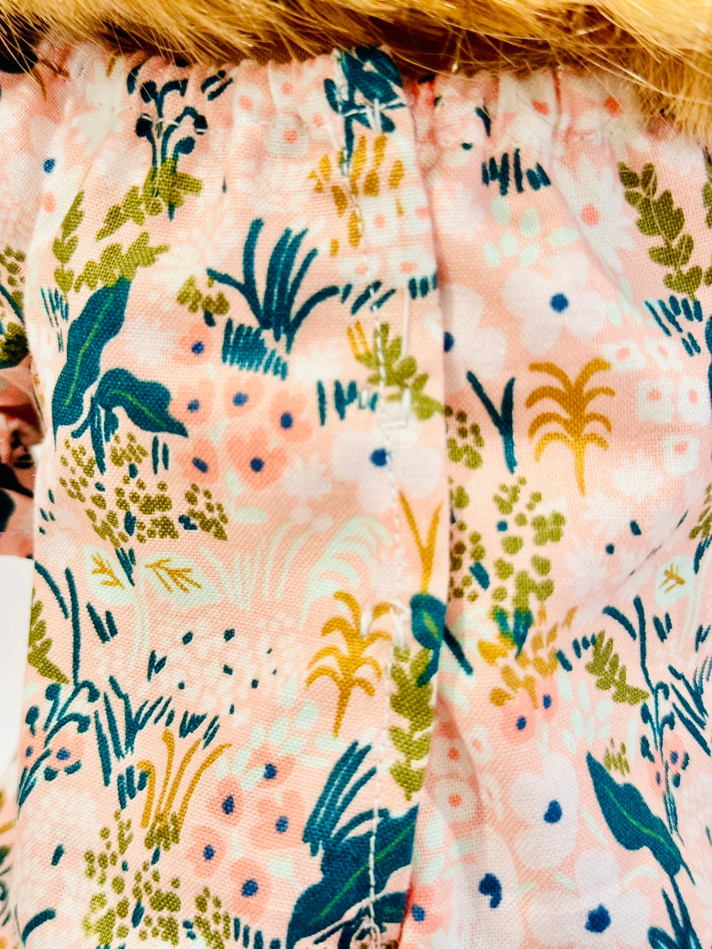 The Europa Top: Coral Floral