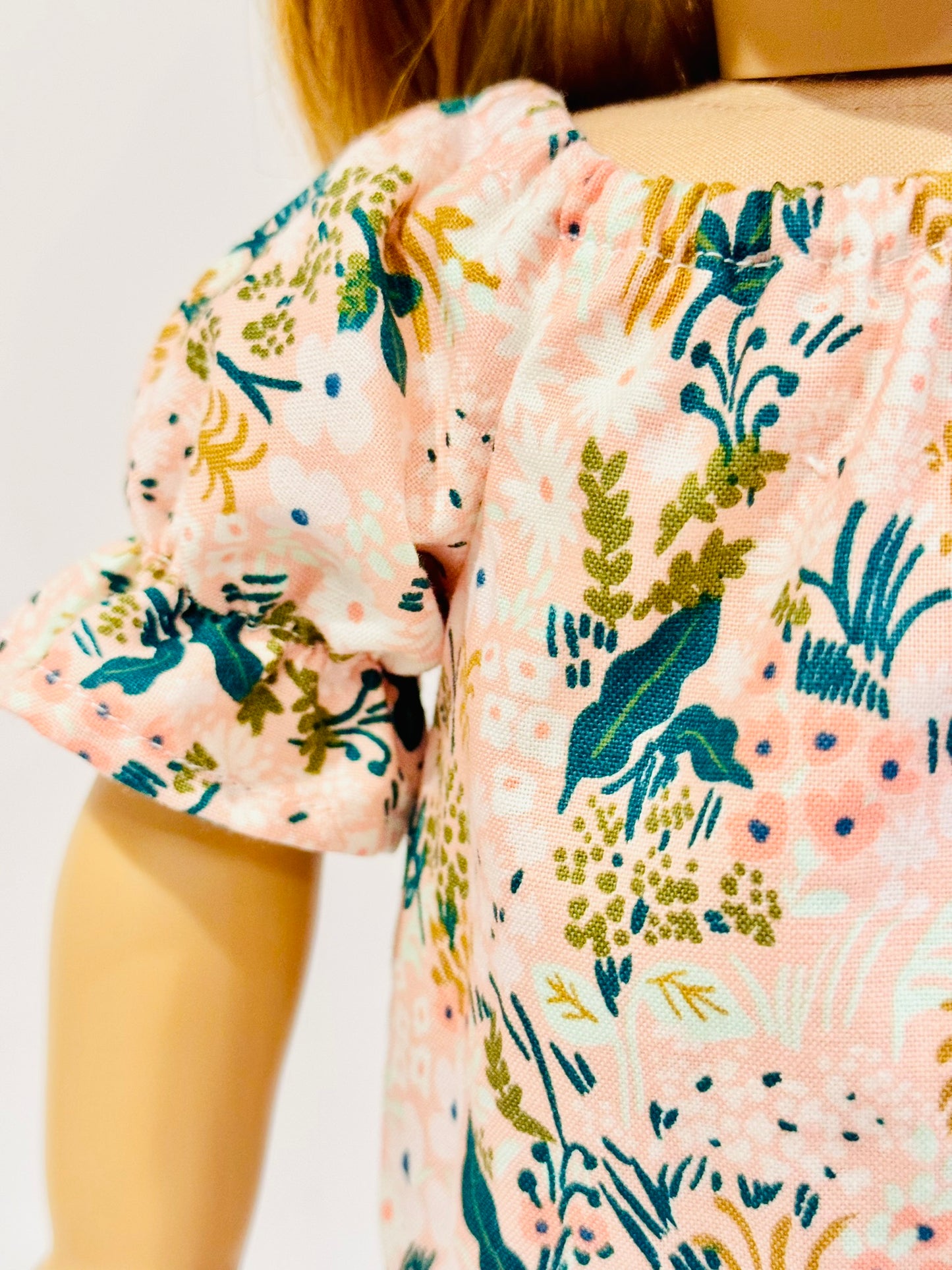 The Europa Top: Coral Floral