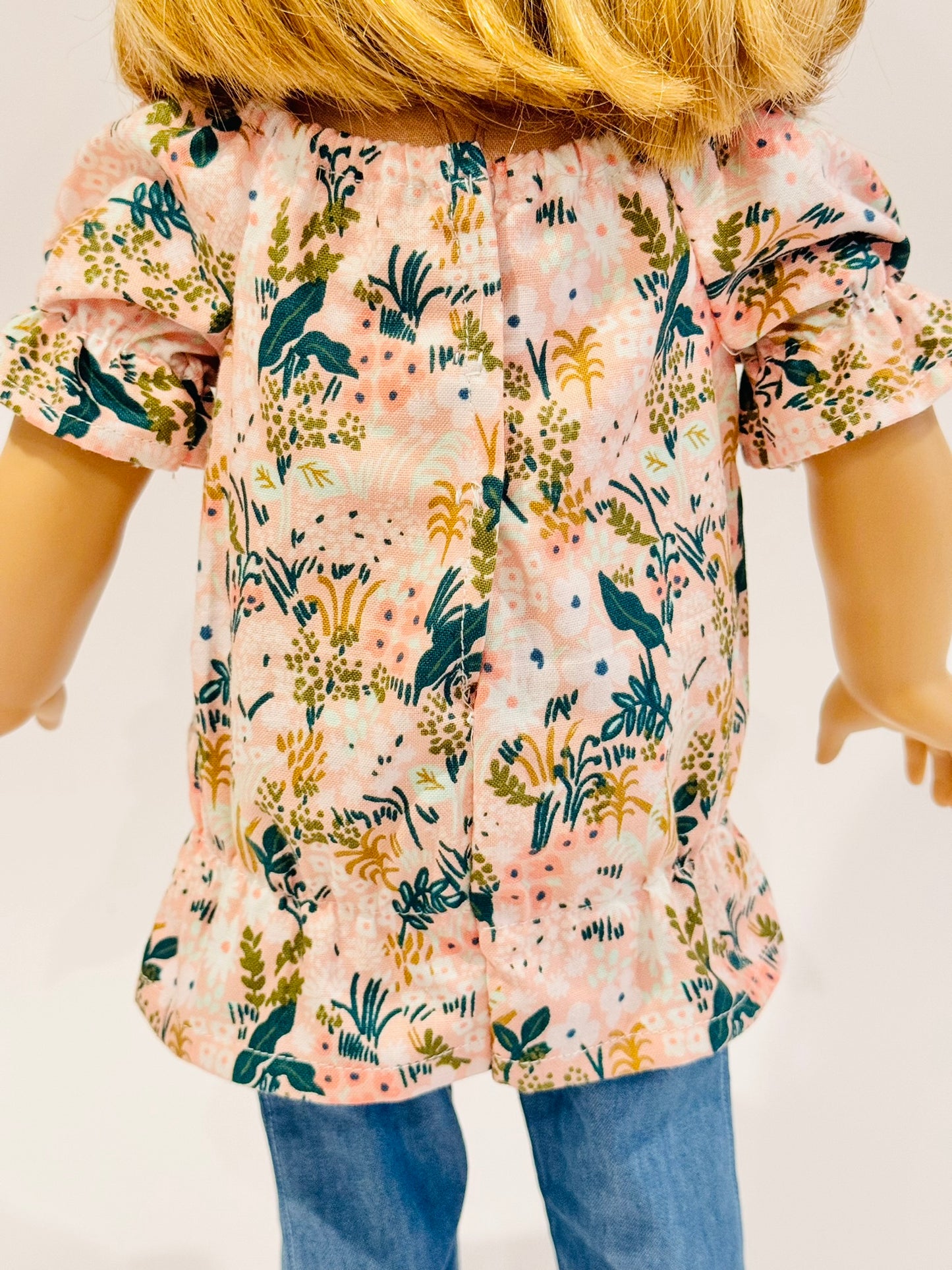 The Europa Top: Coral Floral