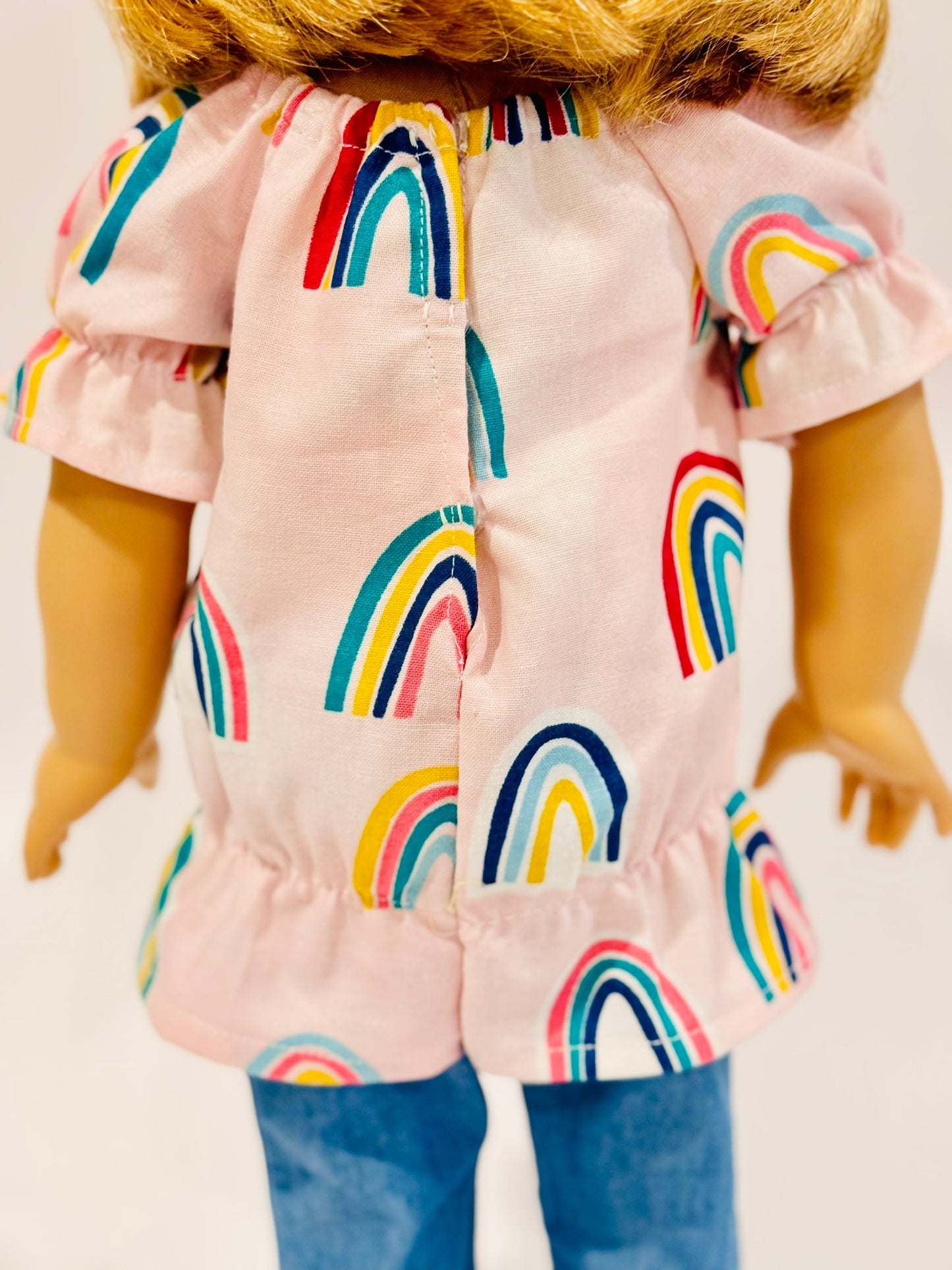 The Europa Top: Pink Rainbows