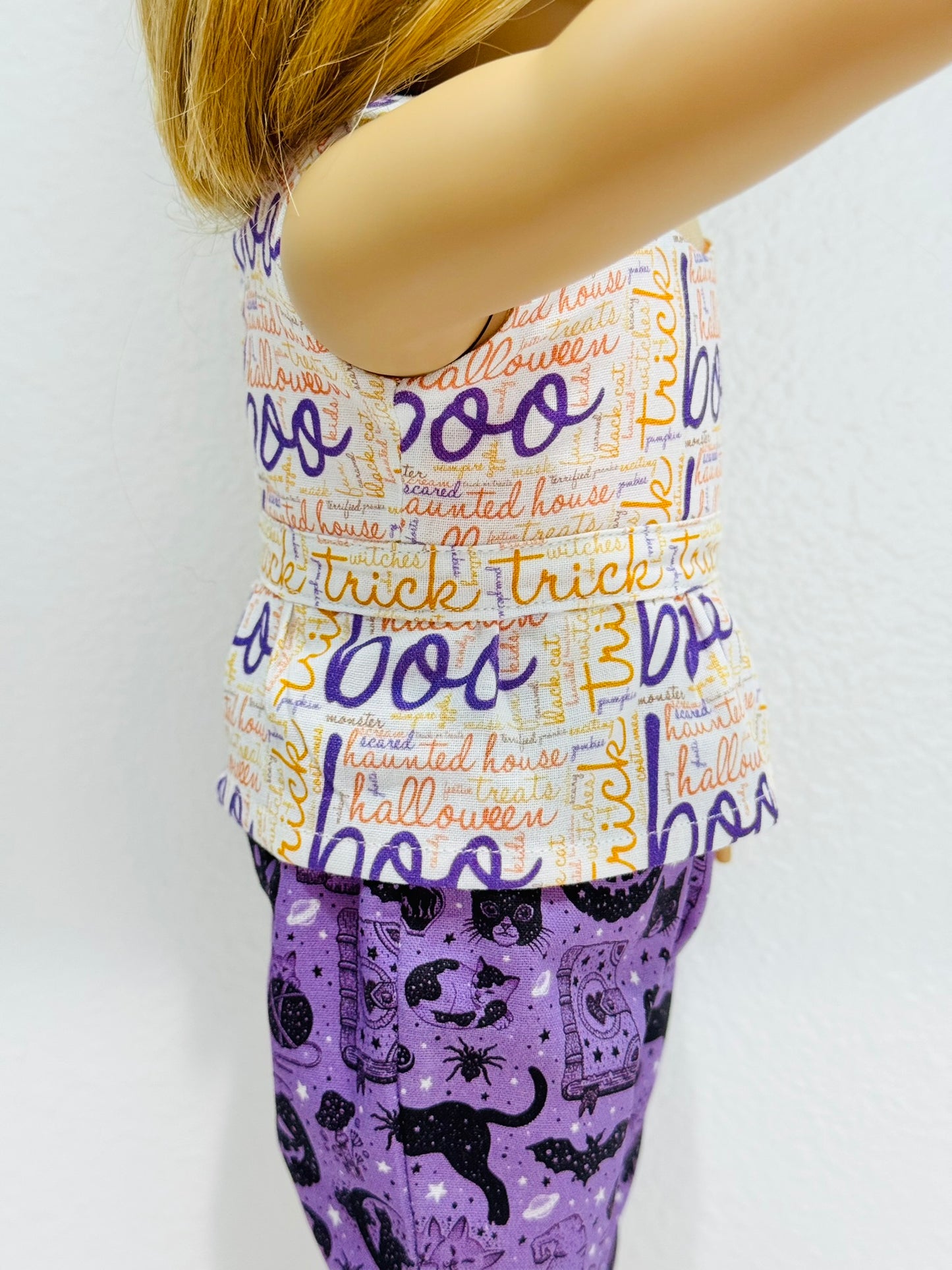The Peplora Top: Spellbound Script (Halloween Collection)