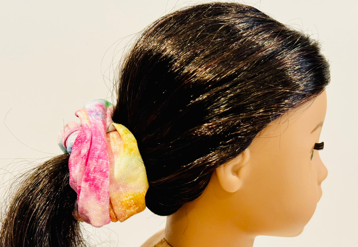 Giant Scrunchie - Rainbow Watercolor