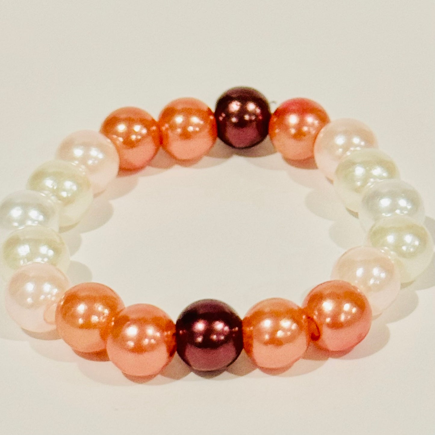 Beaded Bracelet for Dolls - Valentine's Day Ombre Series