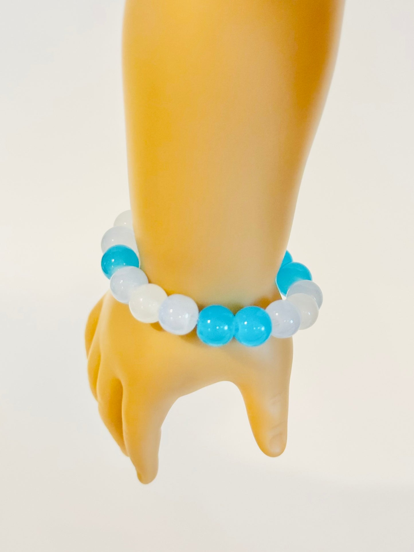 Fruit-Inspired Glass Bead Bracelet for Dolls