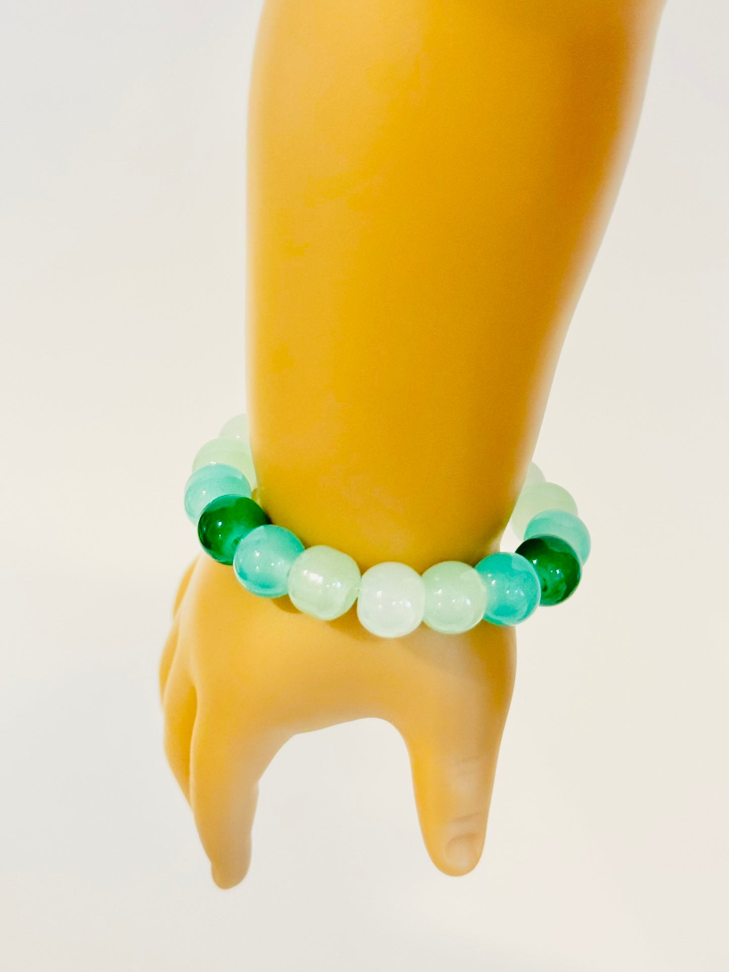 Fruit-Inspired Glass Bead Bracelet for Dolls