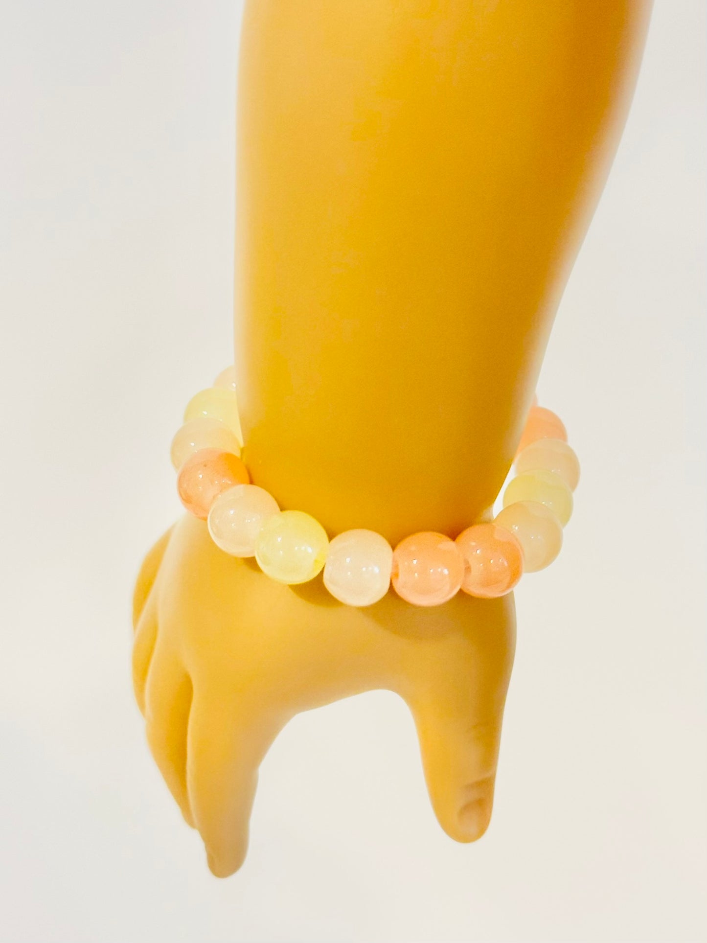 Fruit-Inspired Glass Bead Bracelet for Dolls