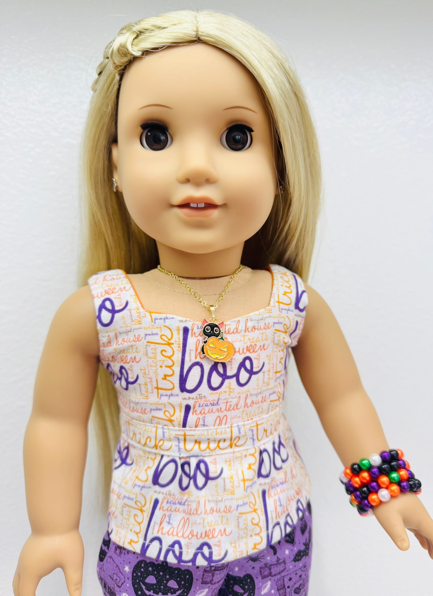 Halloween Stackers - Beaded Bracelets for Dolls