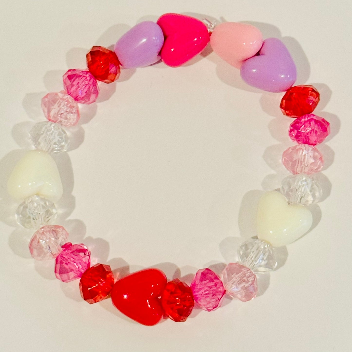 Youth Beaded Bracelet - Valentine's Day Version 2