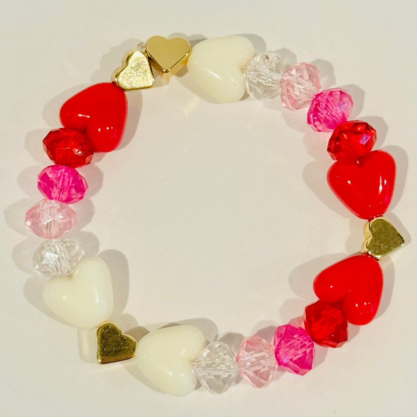 Youth Beaded Bracelet - Valentine's Day Version 3