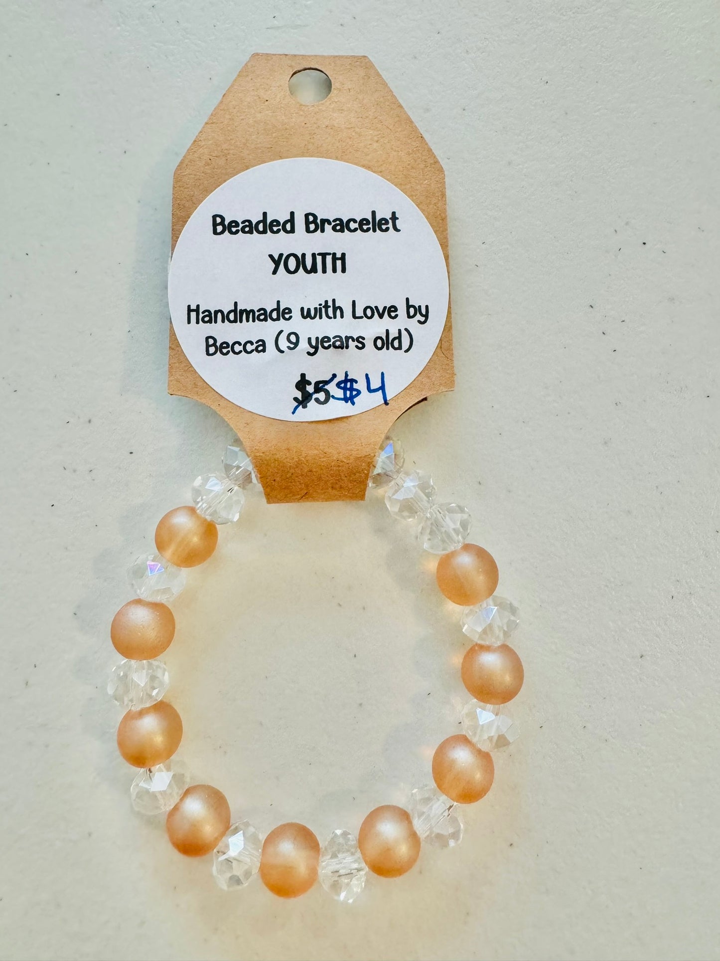 Youth Glass Beaded Bracelets Made by Becca | CLEARANCE