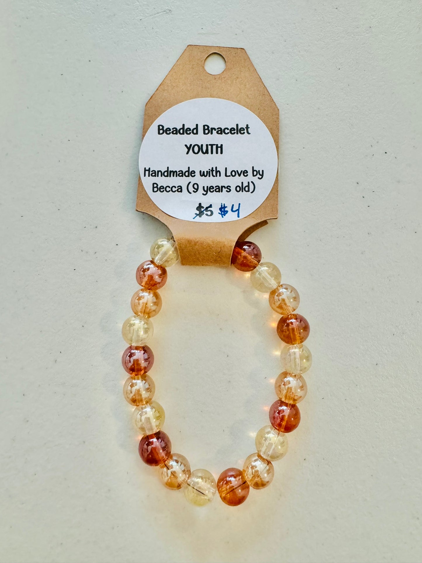 Youth Glass Beaded Bracelets Made by Becca | CLEARANCE