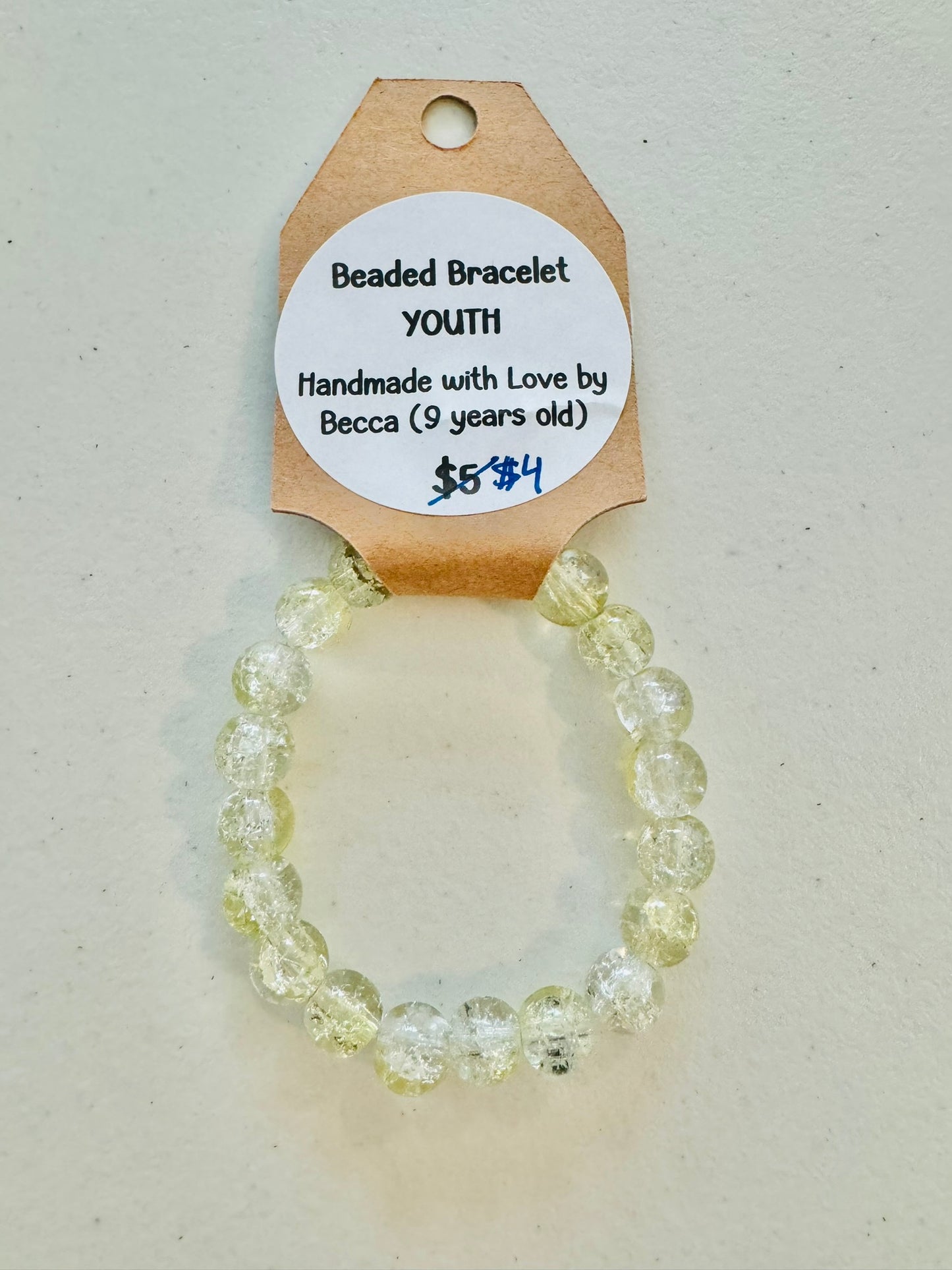 Youth Glass Beaded Bracelets Made by Becca | CLEARANCE