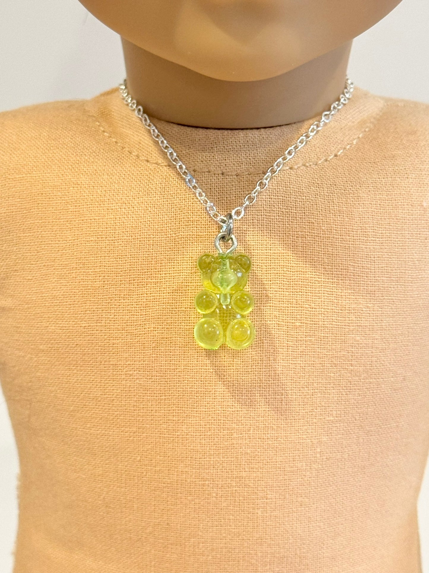 Doll Charm Necklace - Gummy Bear