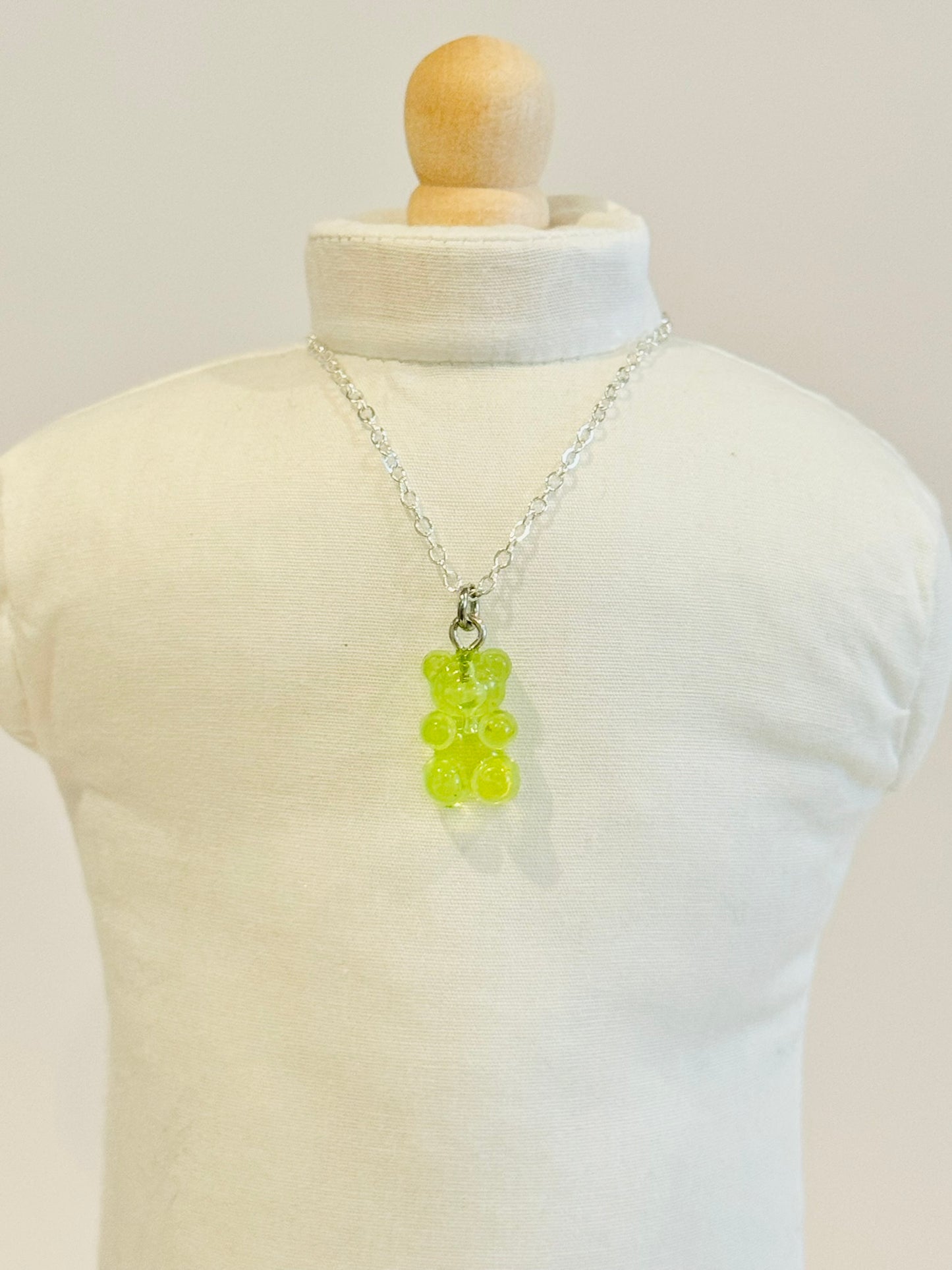 Doll Charm Necklace - Gummy Bear