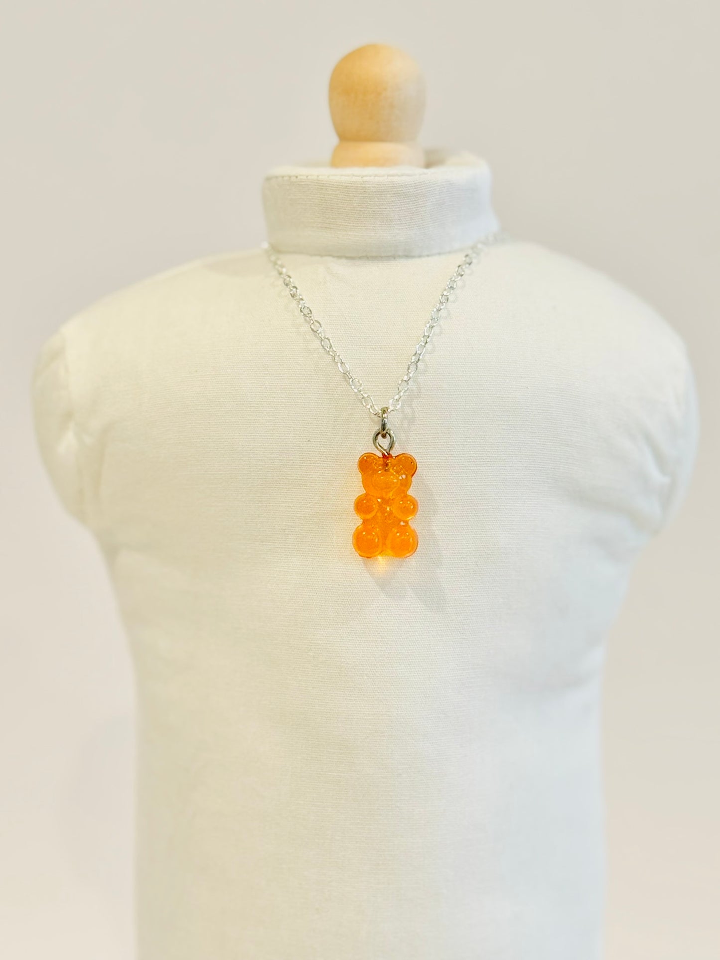 Doll Charm Necklace - Gummy Bear