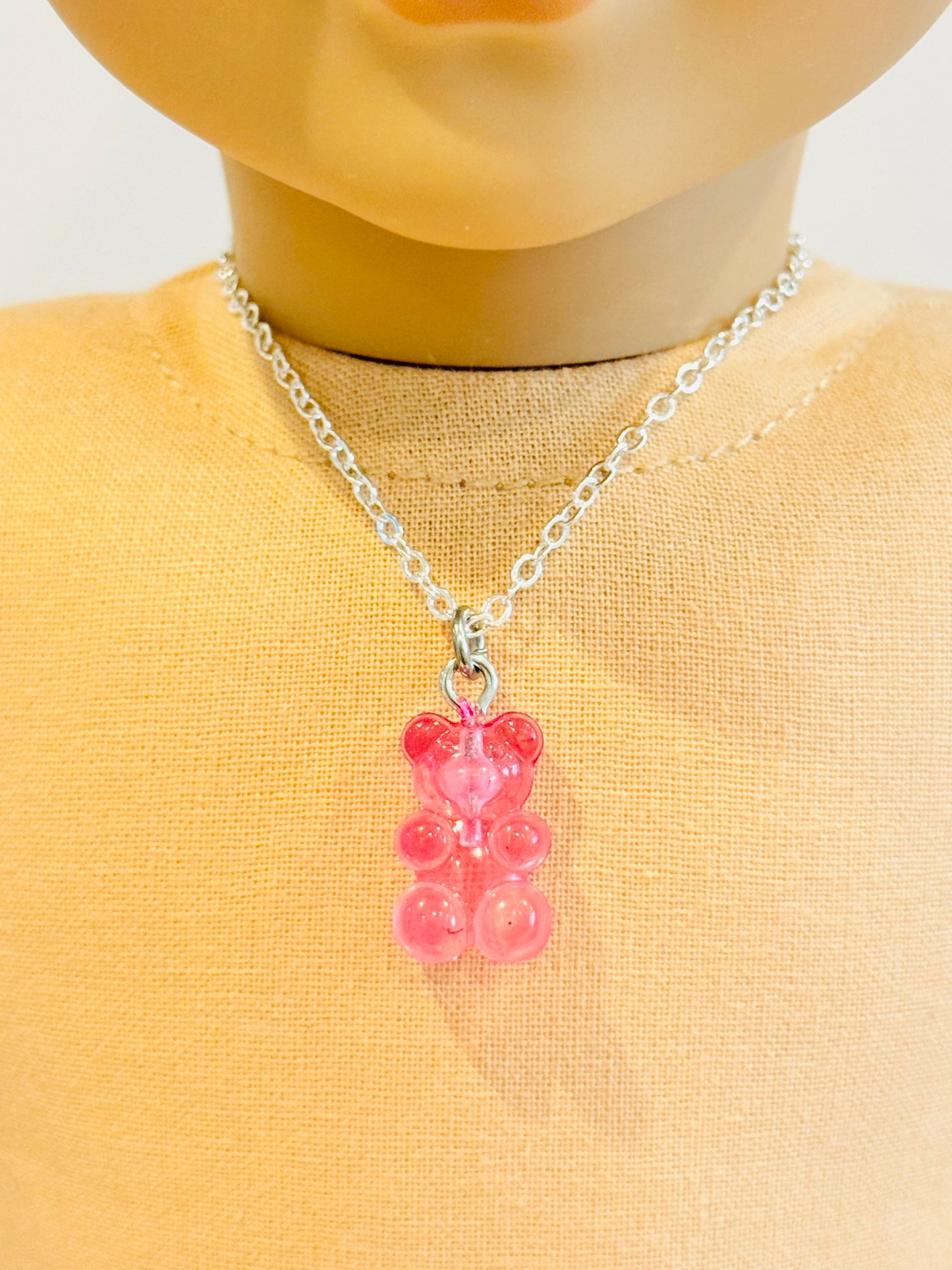 Doll Charm Necklace - Gummy Bear