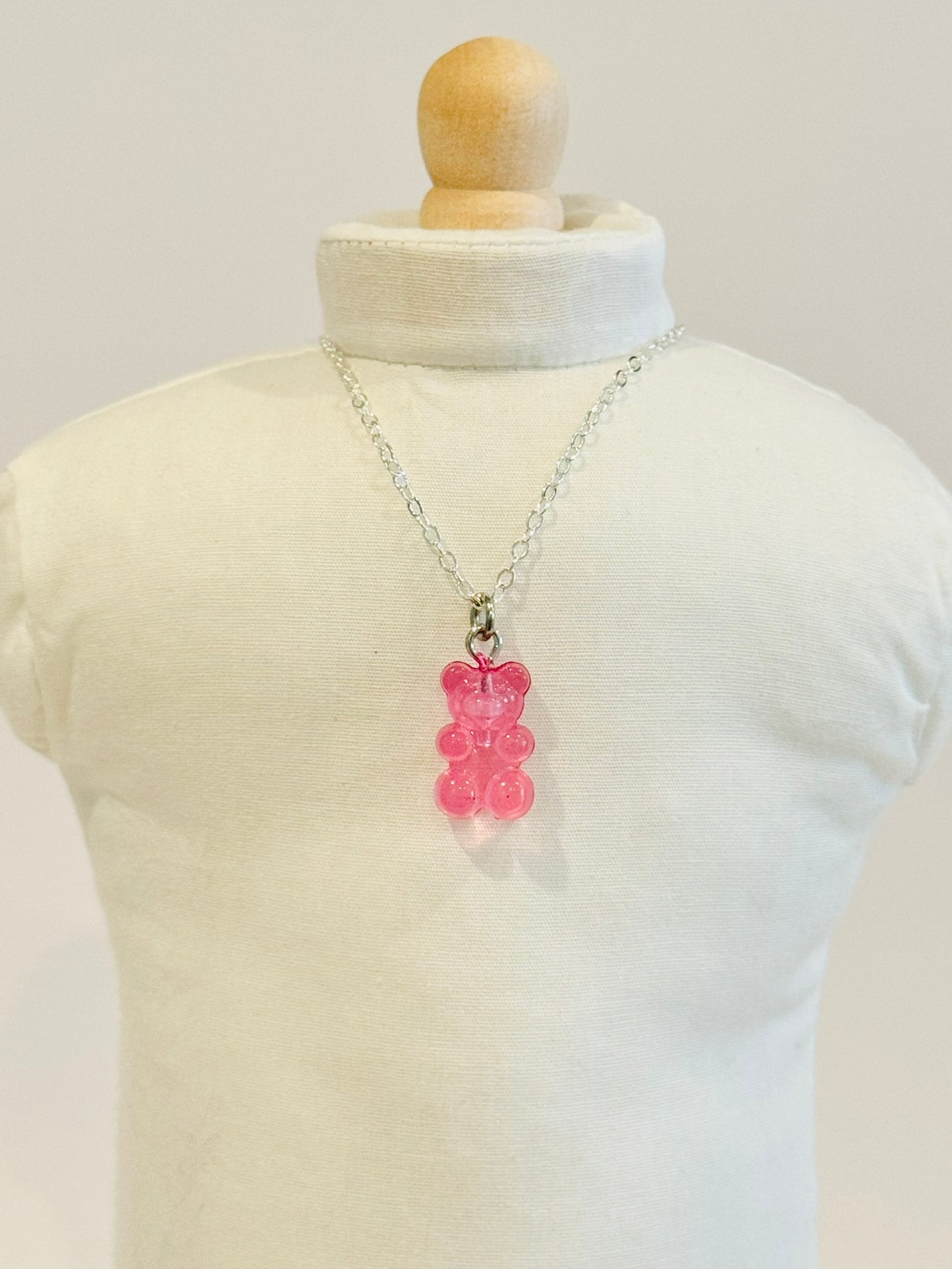 Doll Charm Necklace - Gummy Bear