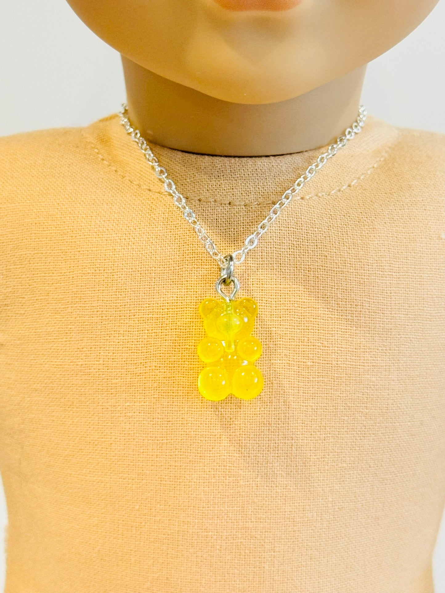 Doll Charm Necklace - Gummy Bear