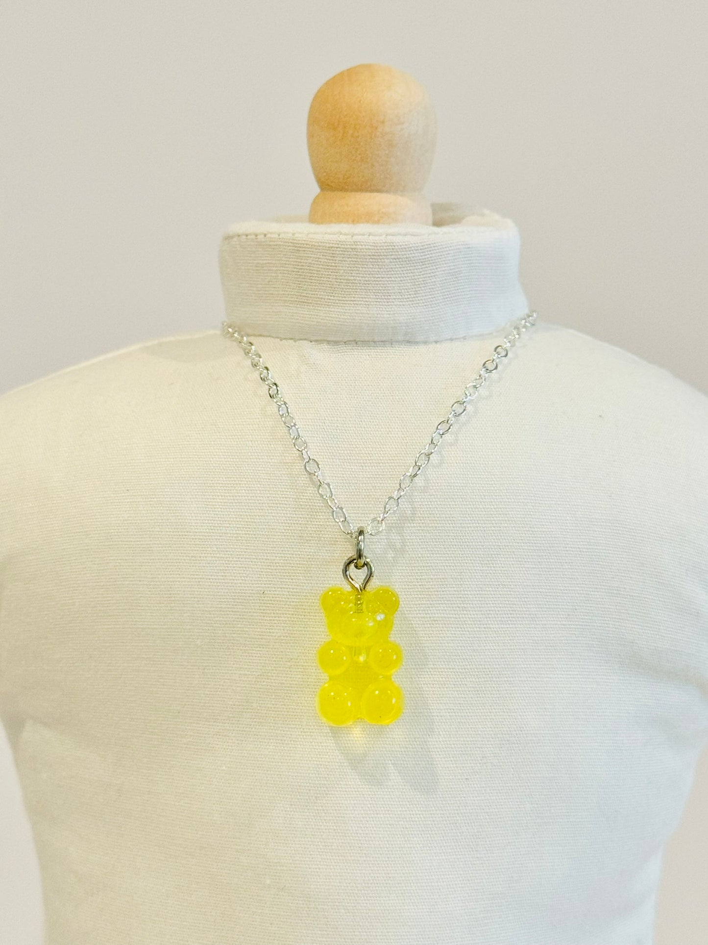 Doll Charm Necklace - Gummy Bear