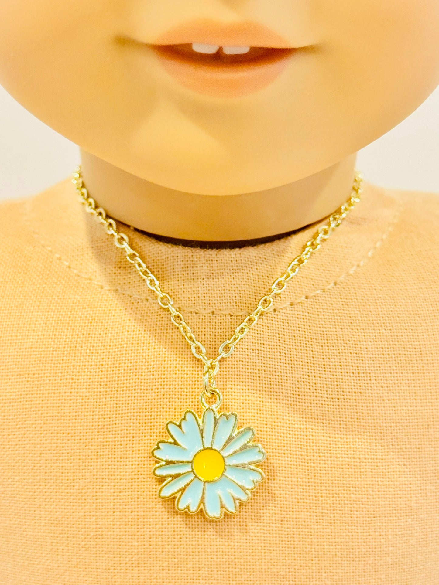 Doll Charm Necklace - Spring Flower
