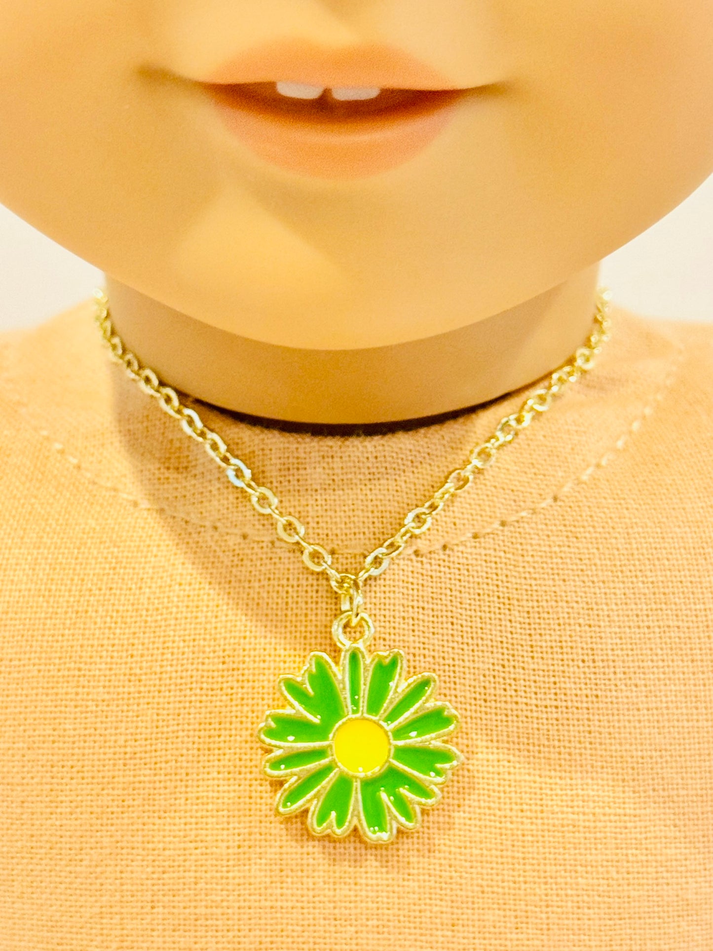 Doll Charm Necklace - Spring Flower