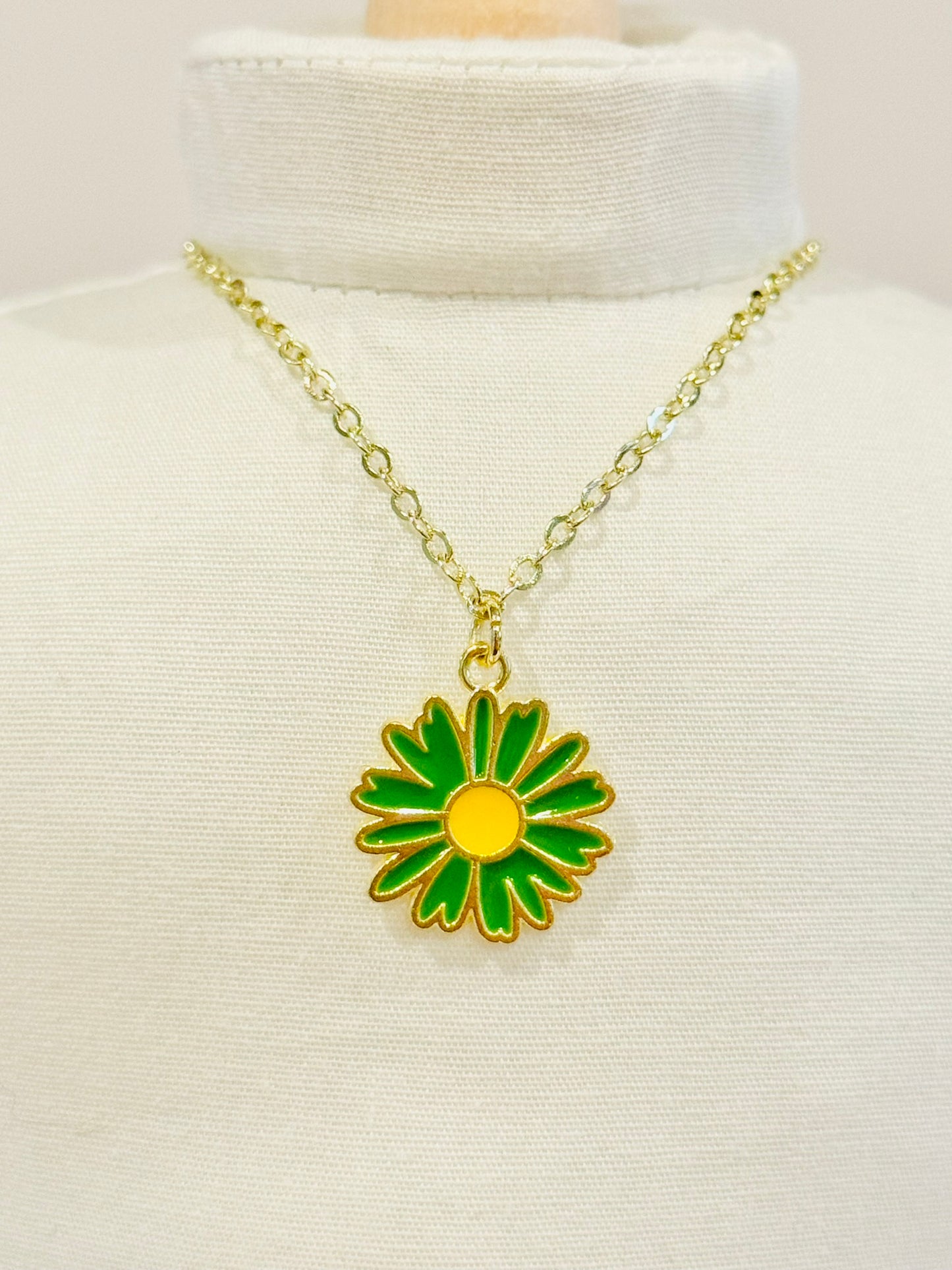 Doll Charm Necklace - Spring Flower