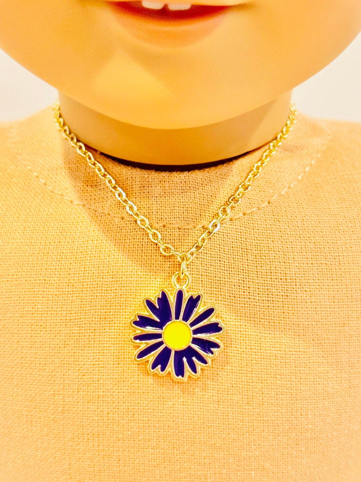 Doll Charm Necklace - Spring Flower