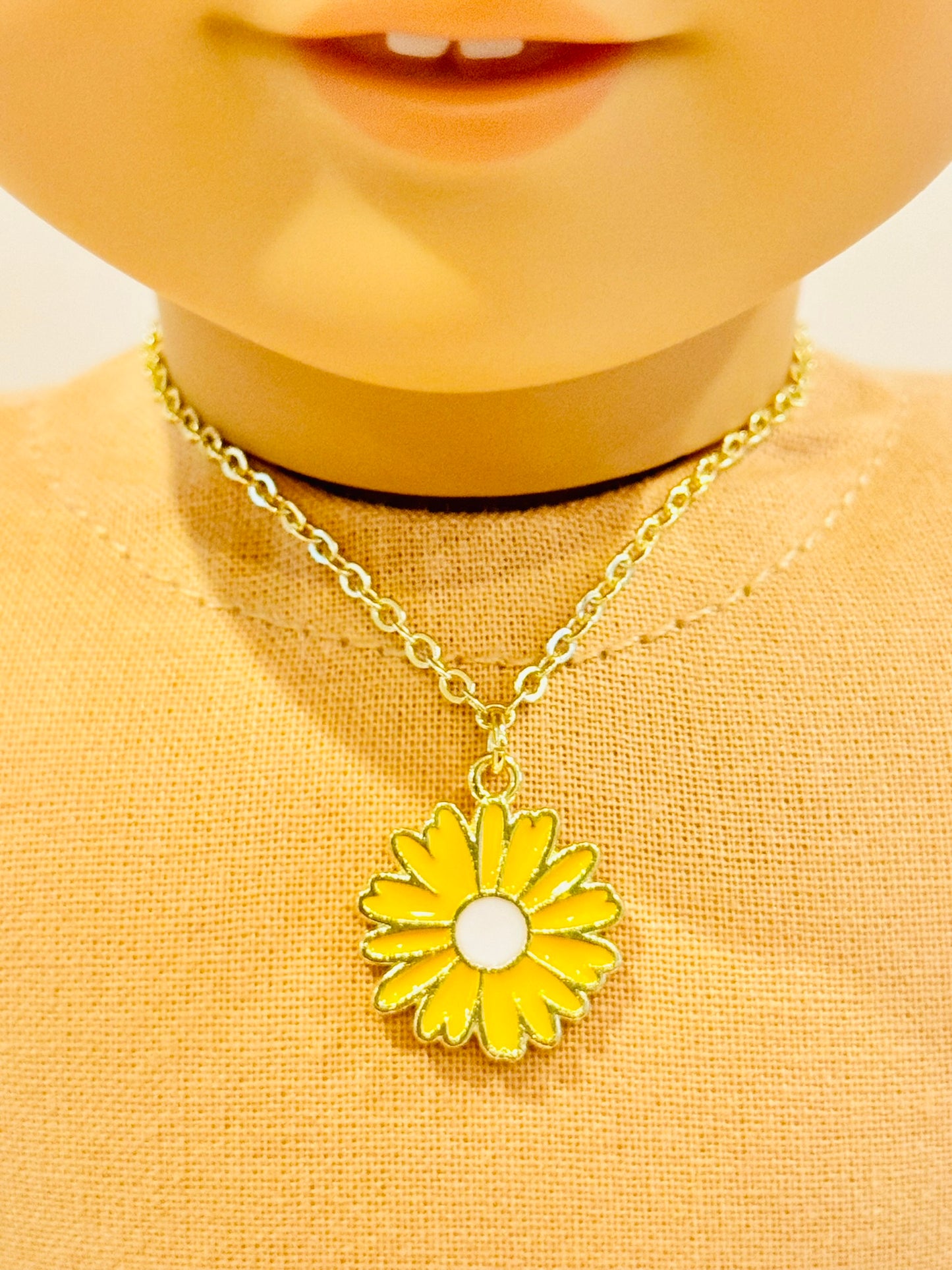 Doll Charm Necklace - Spring Flower