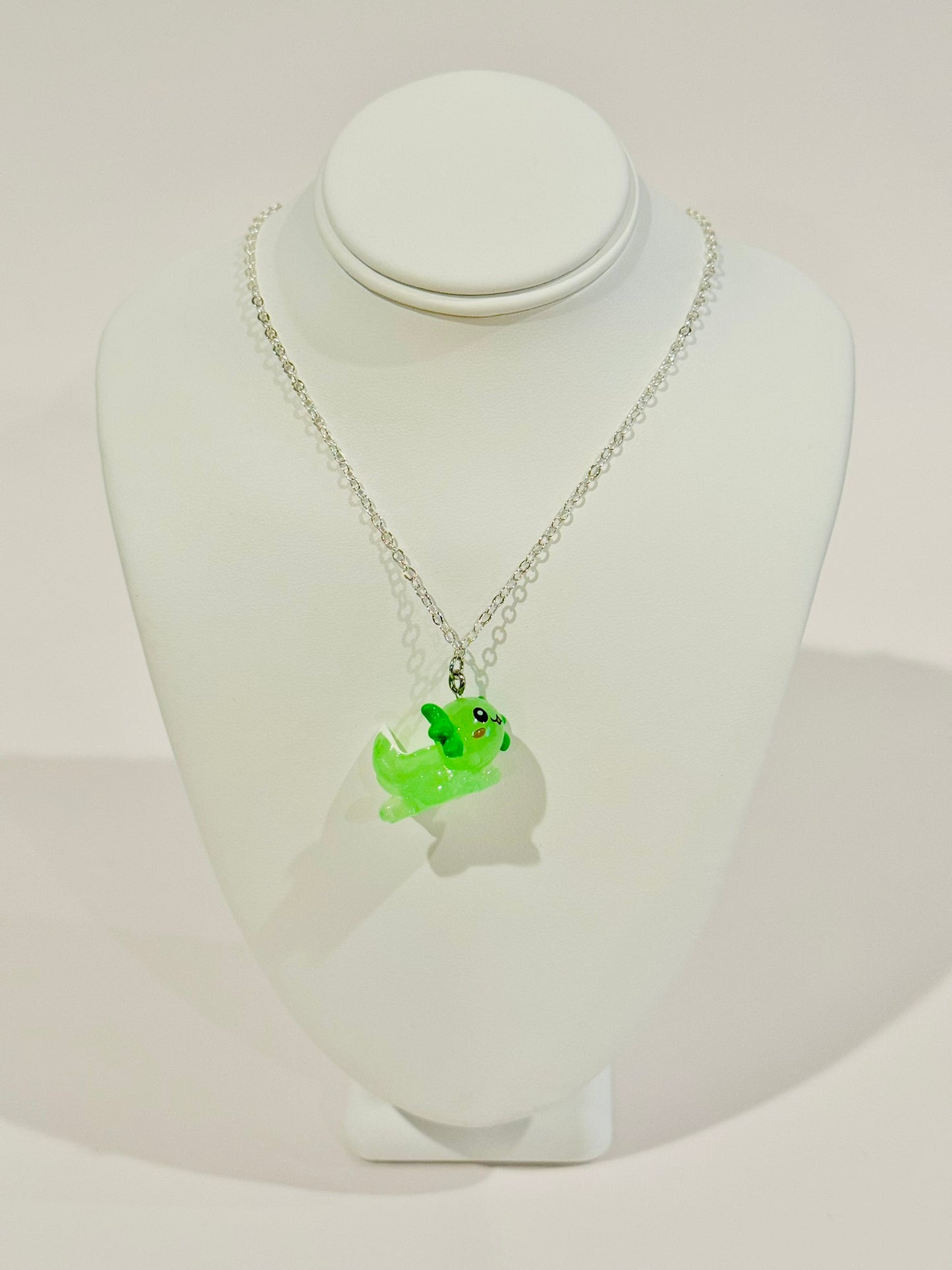 Axolotl Youth Charm Necklace