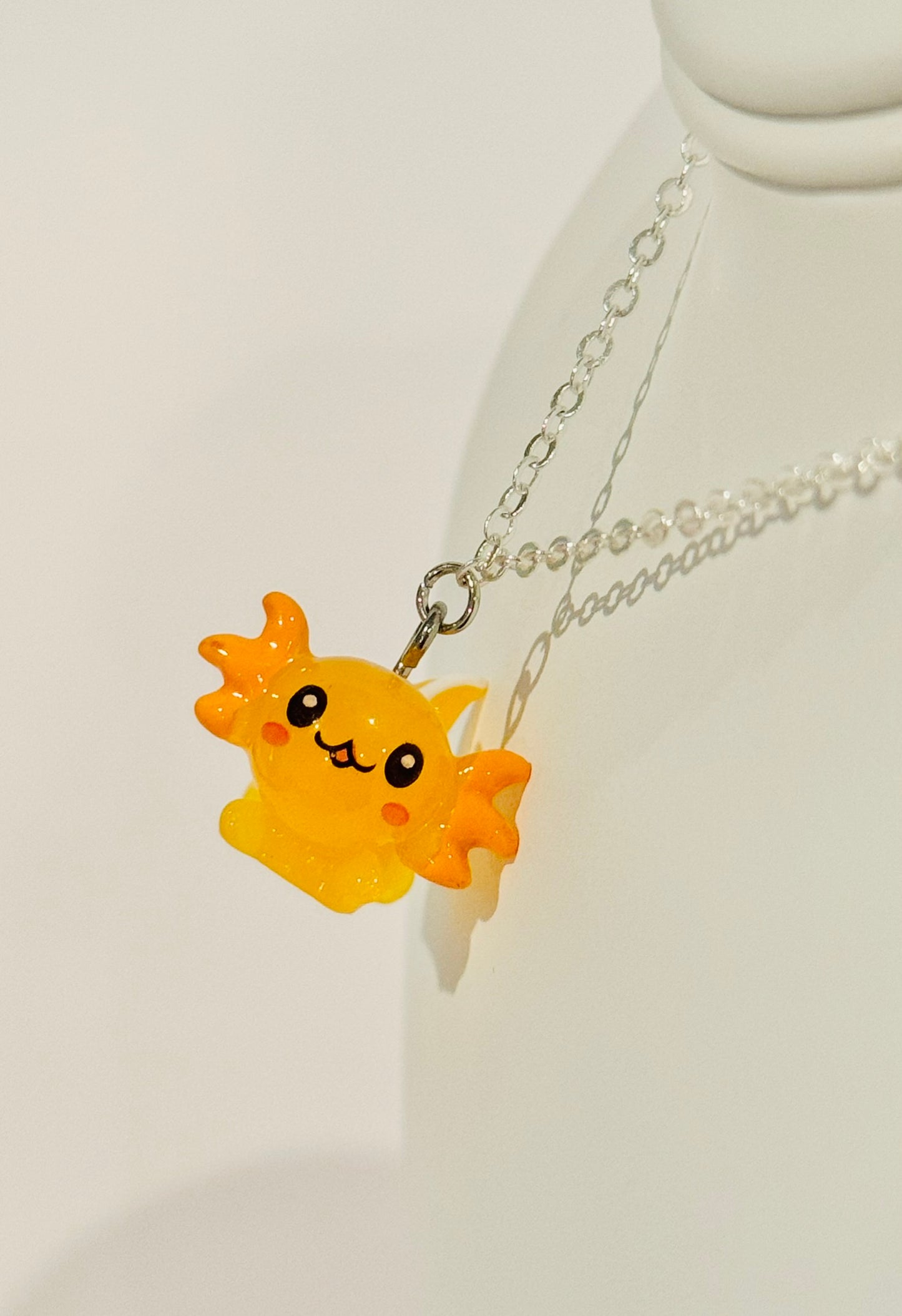 Axolotl Youth Charm Necklace