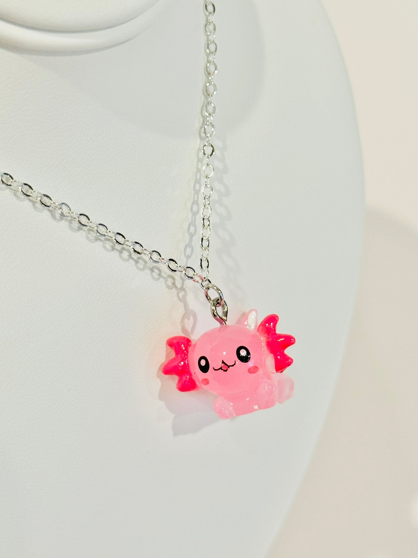 Axolotl Youth Charm Necklace