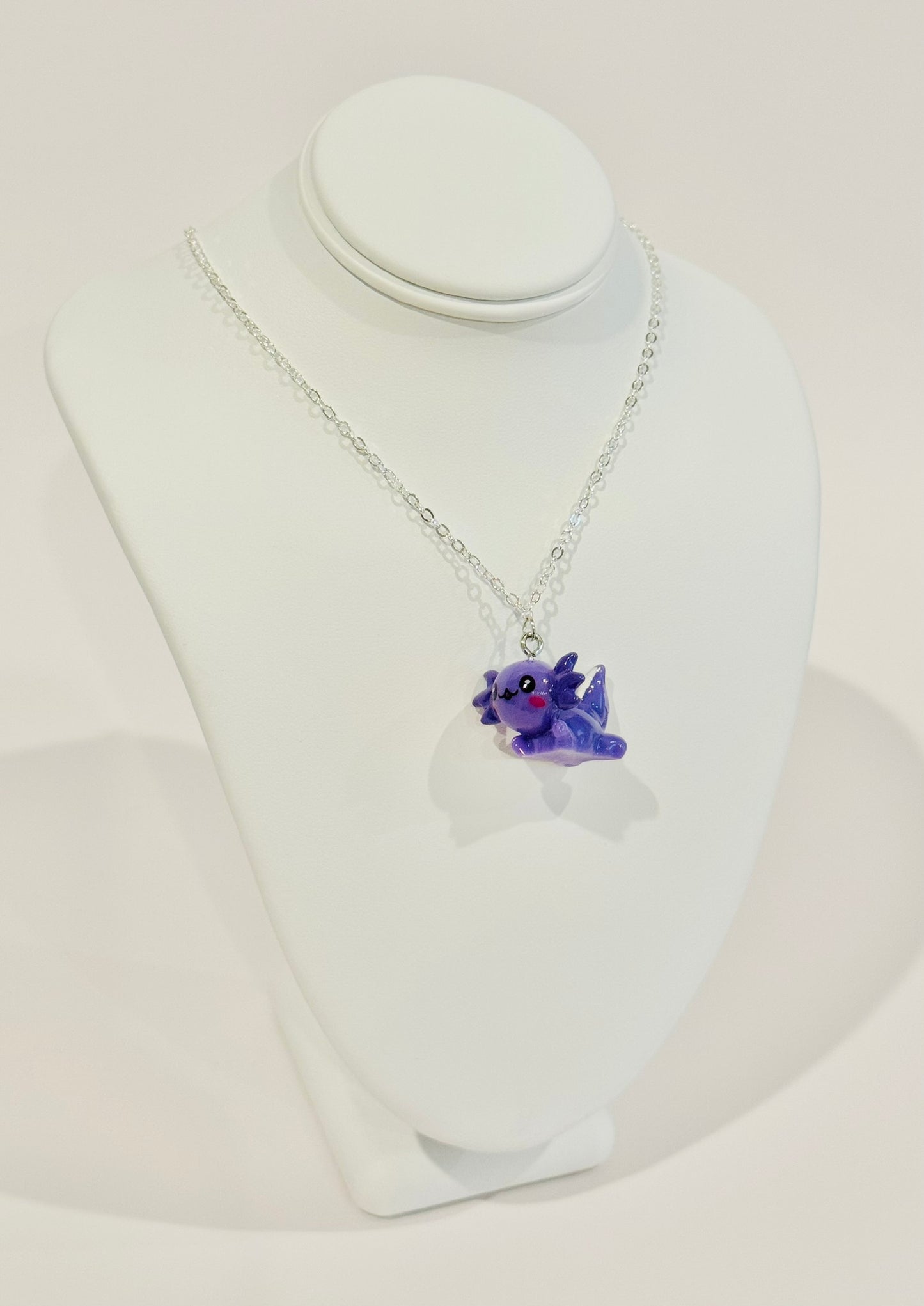 Axolotl Youth Charm Necklace