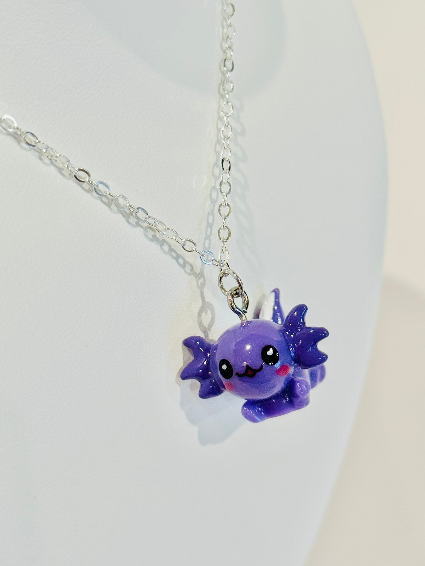 Axolotl Youth Charm Necklace