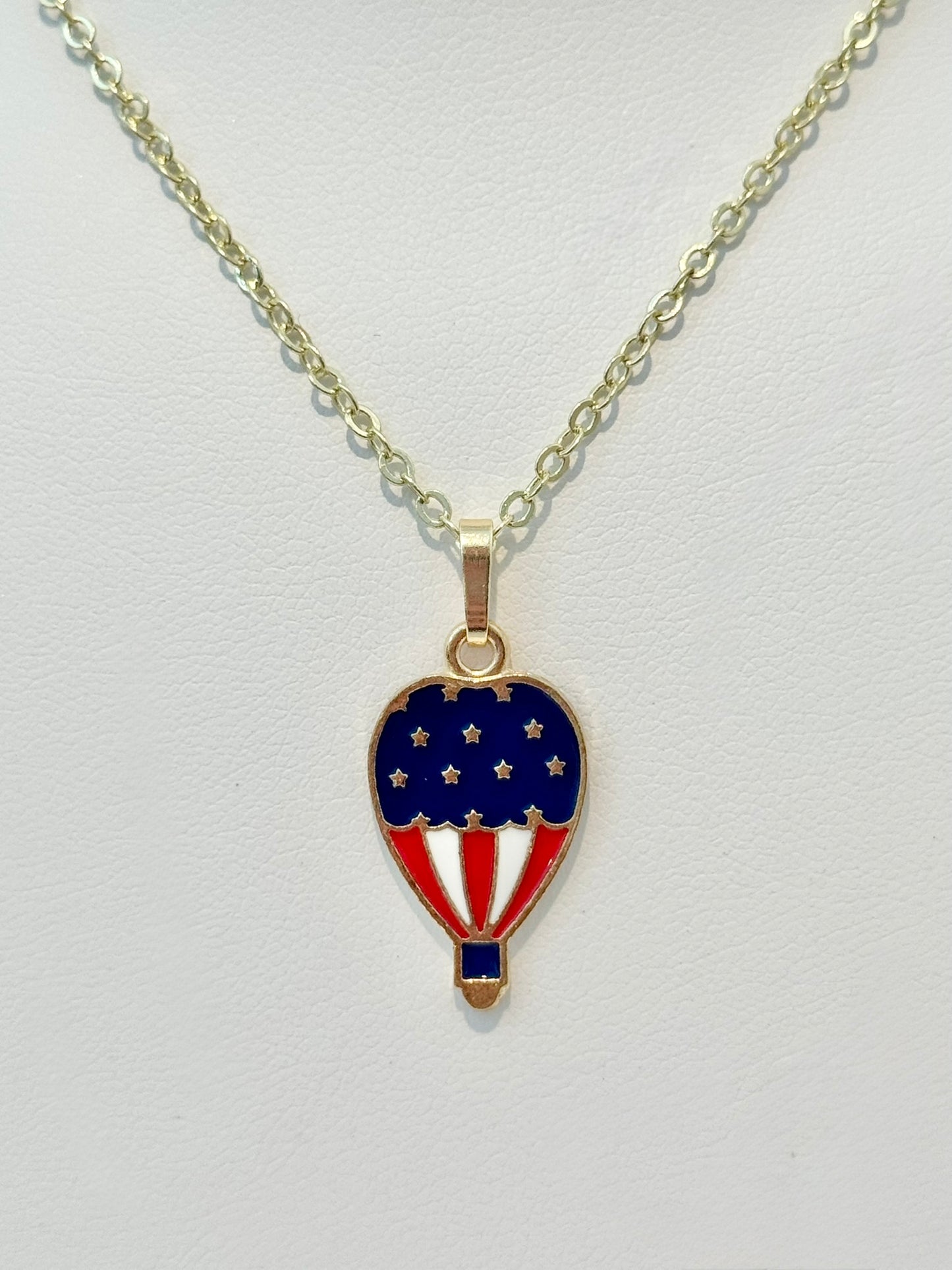 LIMITED EDITION Charm Necklace Set - Fourth of July Series 1 for Girls/BFFs: Sky High Style