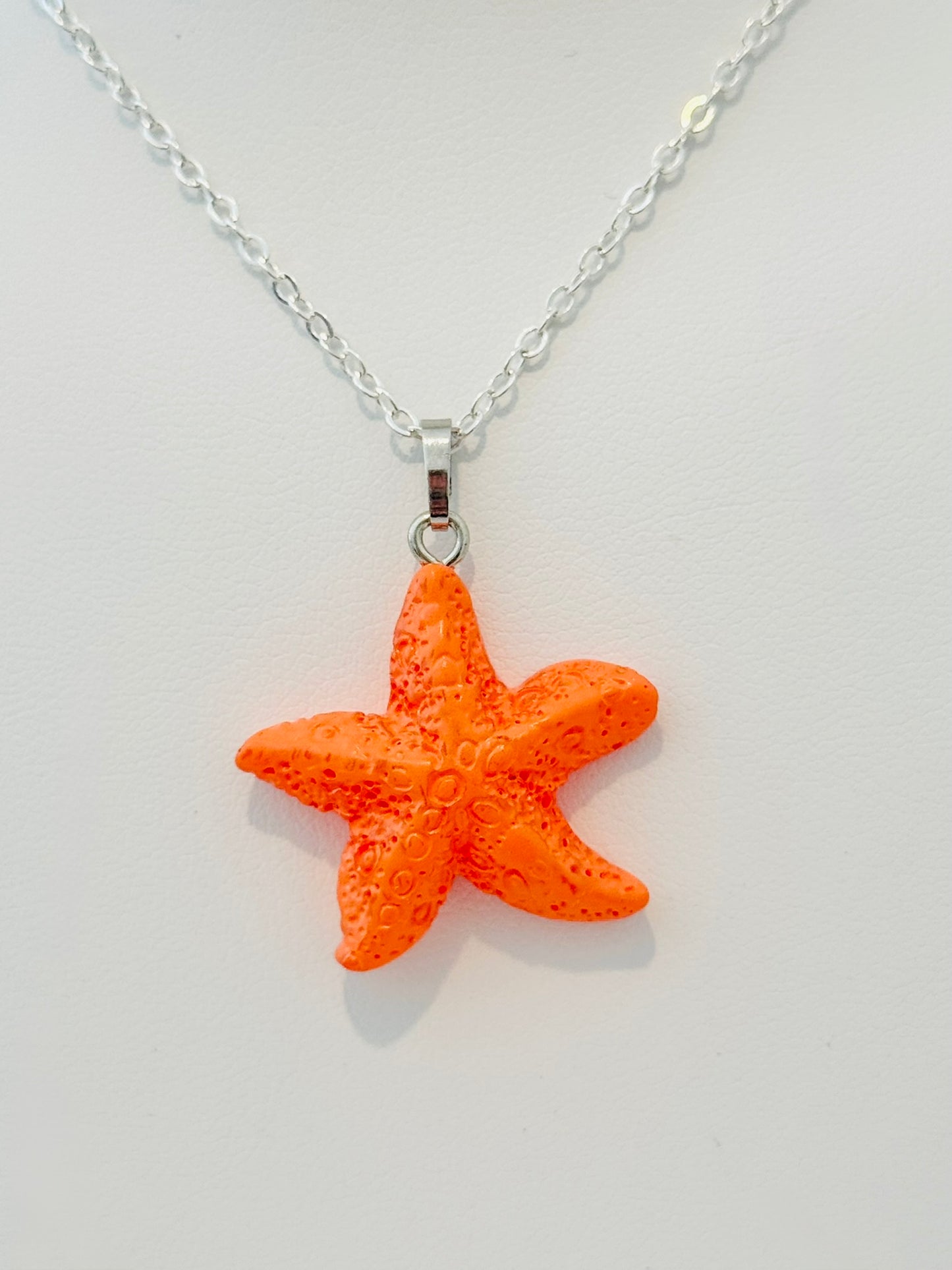 Orange Sea Star Necklace | Splash & Sparkle: Summer '25 Youth Accessories Collection