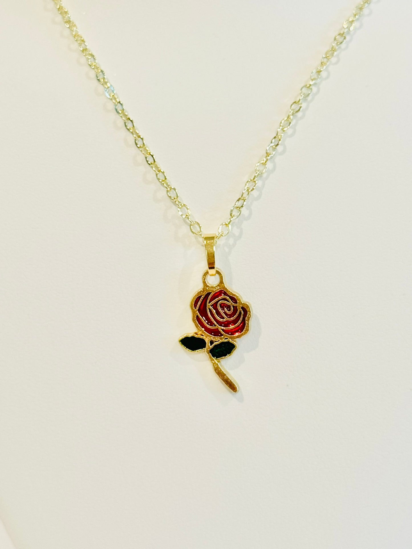 Golden Rose Youth Charm Necklace (Version 1)
