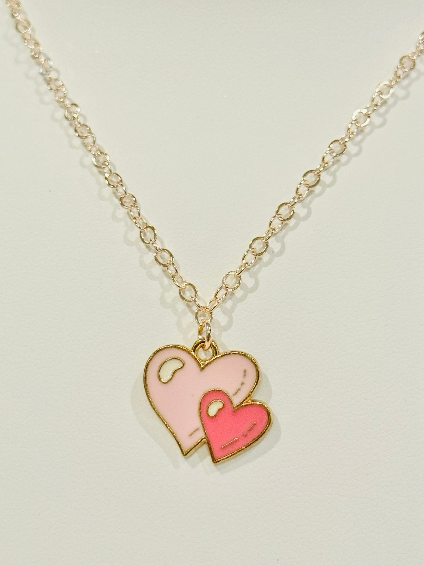 LIMITED EDITION Charm Necklace Set - Valentines Series 1: Two Hearts