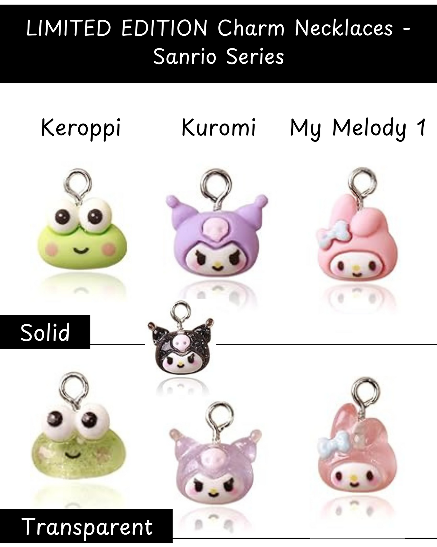 LIMITED EDITION Charm Necklaces - Sanrio Series (Made to Order)