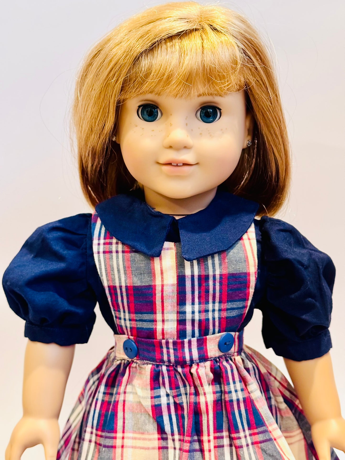 2-piece outfit made by Kathleen Saviak: "schoolgirl" dress and undershirt