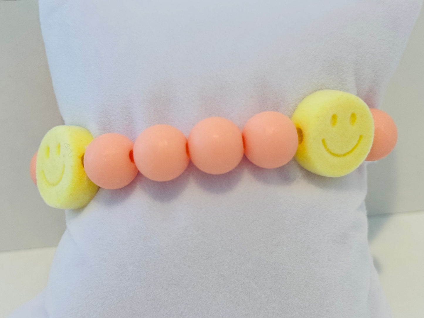 Youth Beaded Bracelets Made by Becca - Pastel Preppy Positivity