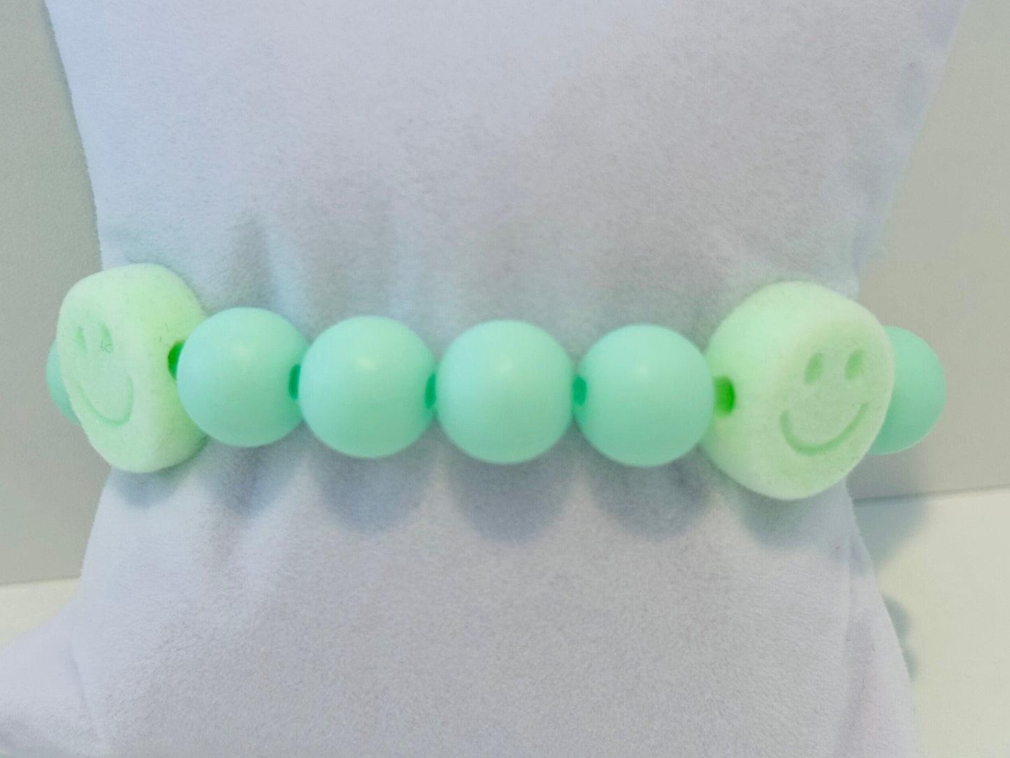 Youth Beaded Bracelets Made by Becca - Pastel Preppy Positivity