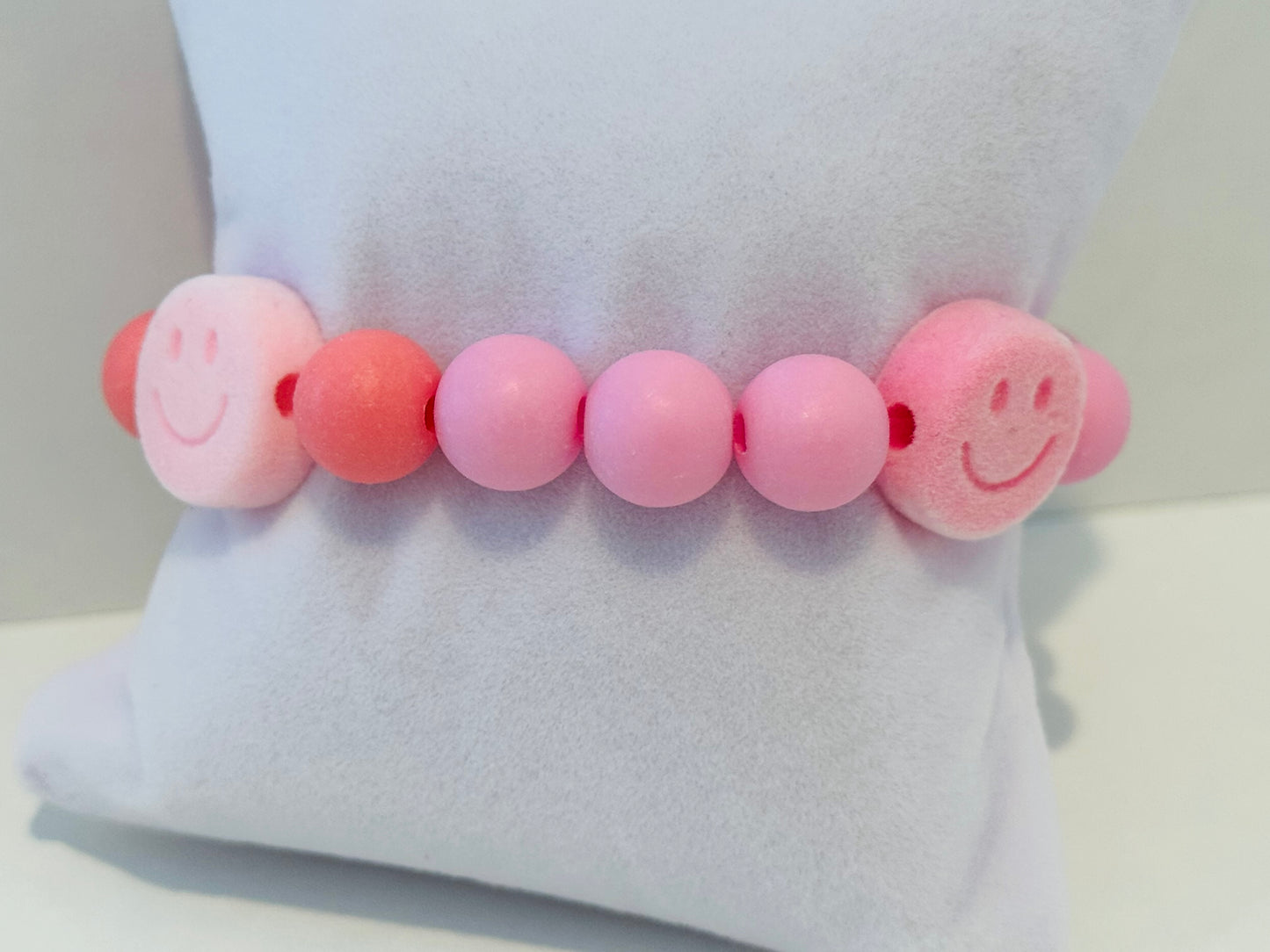 Youth Beaded Bracelets Made by Becca - Pastel Preppy Positivity